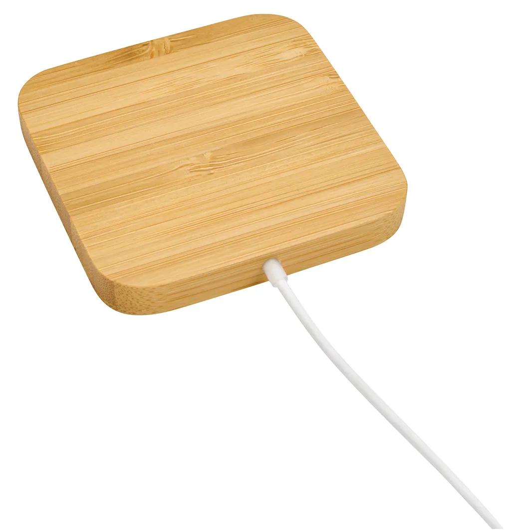 Bamboo Magnet-Hold 15W Wireless Charger 1 of 16