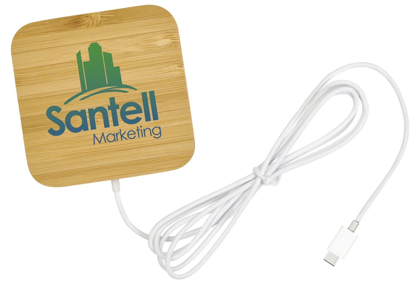 Bamboo Magnet-Hold 15W Wireless Charger 1 of 16