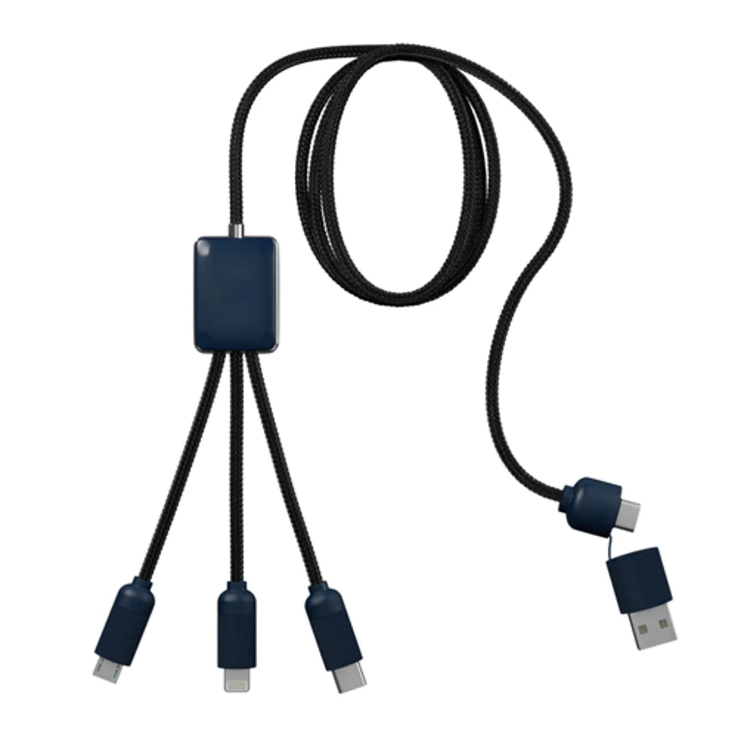 5-in-1 Charging Cable with Light-Up Logo 8 of 21
