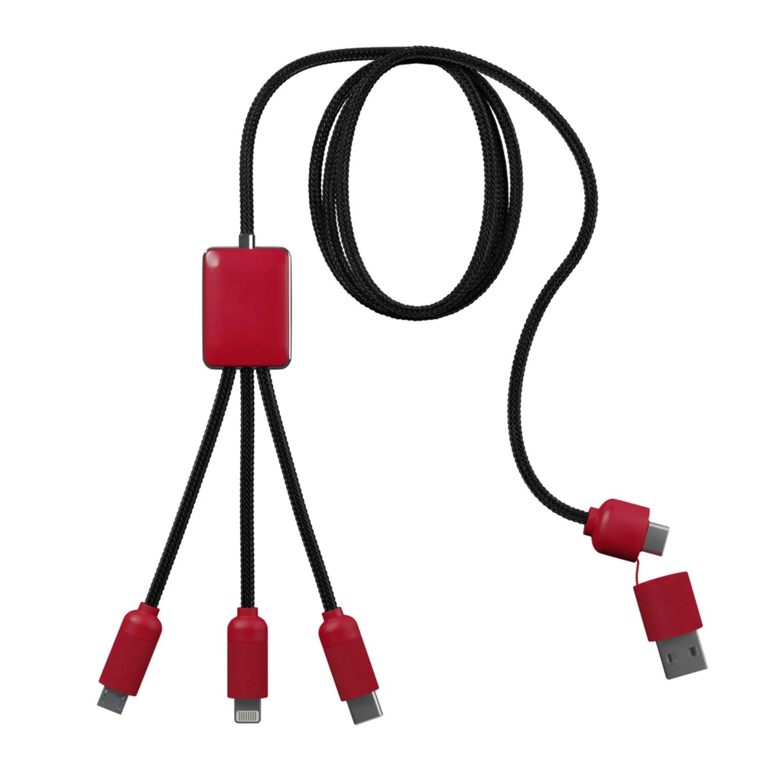 5-in-1 Charging Cable with Light-Up Logo 12 of 21
