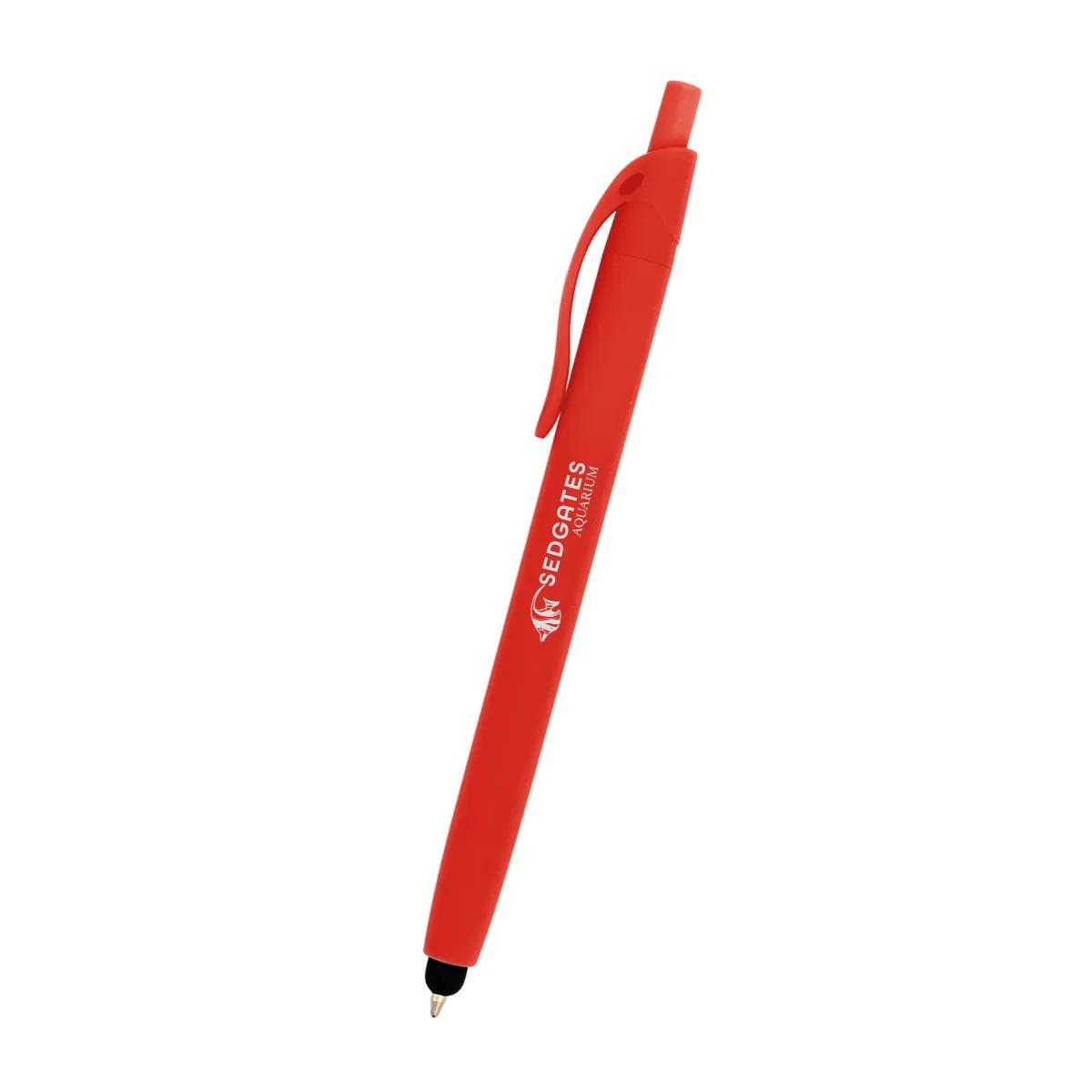 Zinnia Rubberized Pen With Stylus 5 of 7