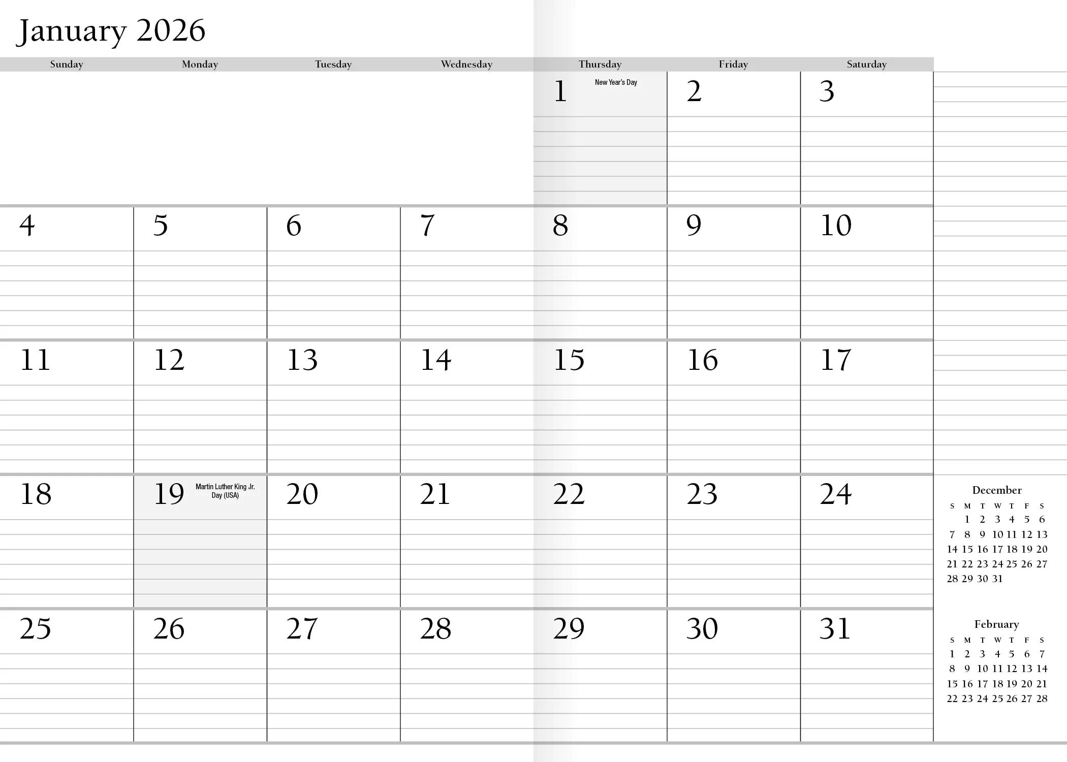 HotLine® Products Leatherette Planner 25 of 30