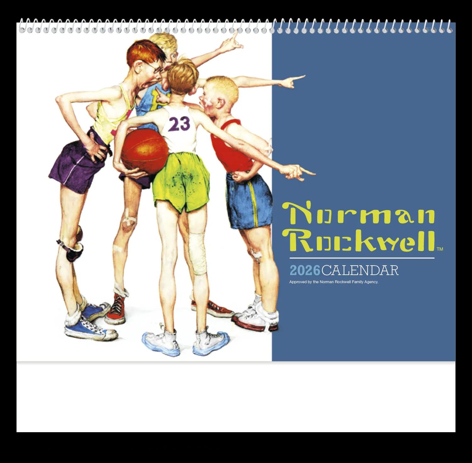 HotLine® Products Norman Rockwell Appointment Calendar - Spiral 13 of 42