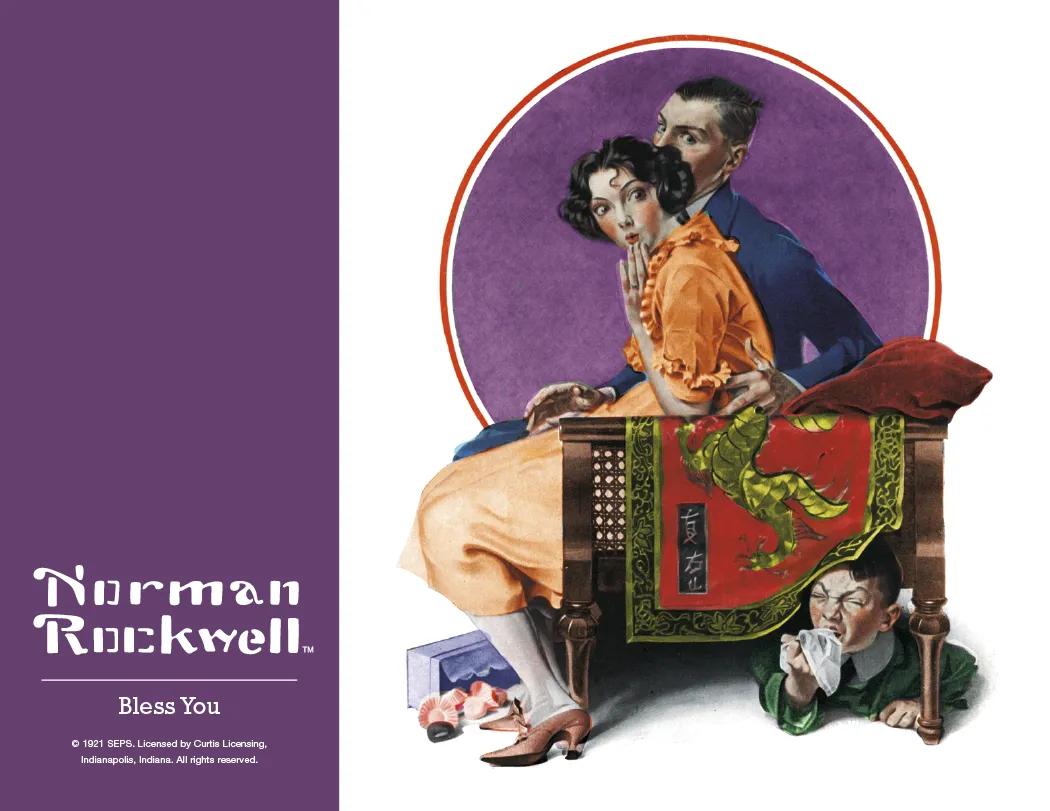 HotLine® Products Norman Rockwell Appointment Calendar - Spiral 40 of 42