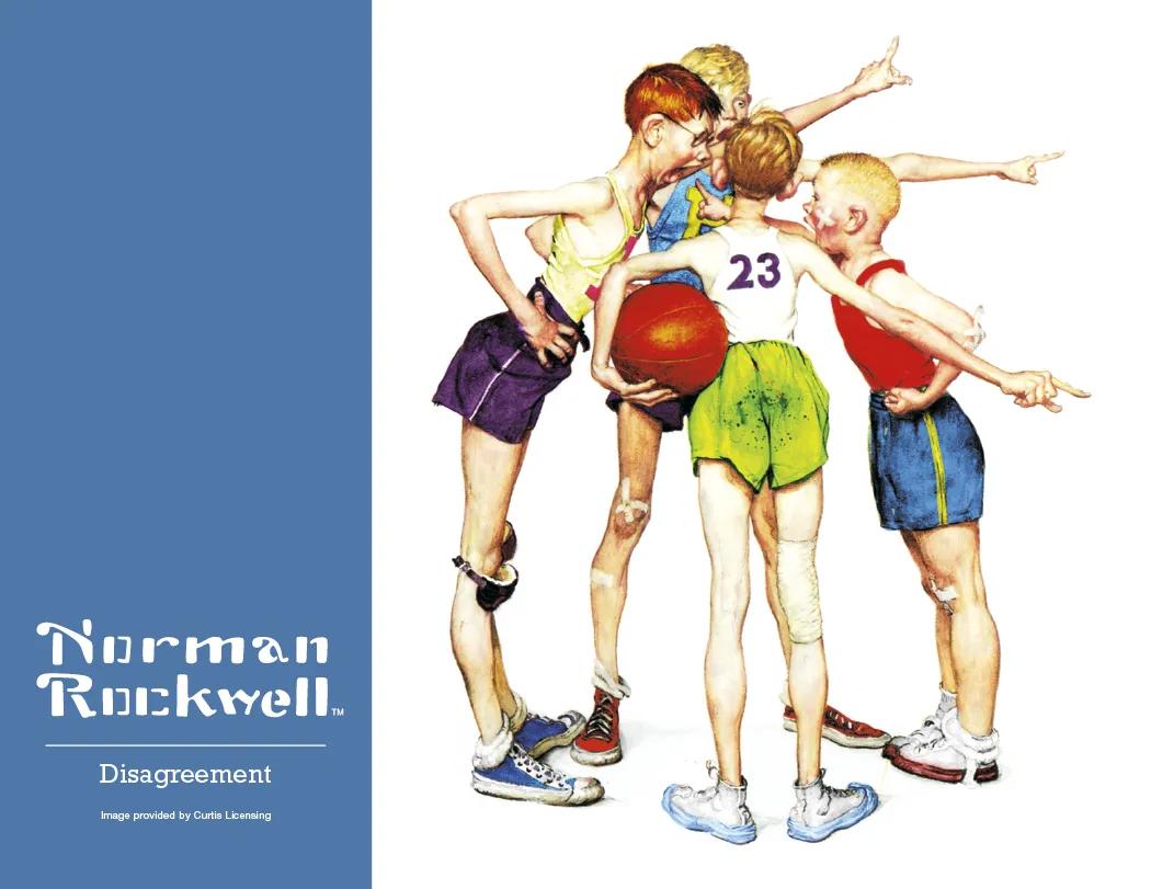 HotLine® Products Norman Rockwell Appointment Calendar - Spiral 41 of 42