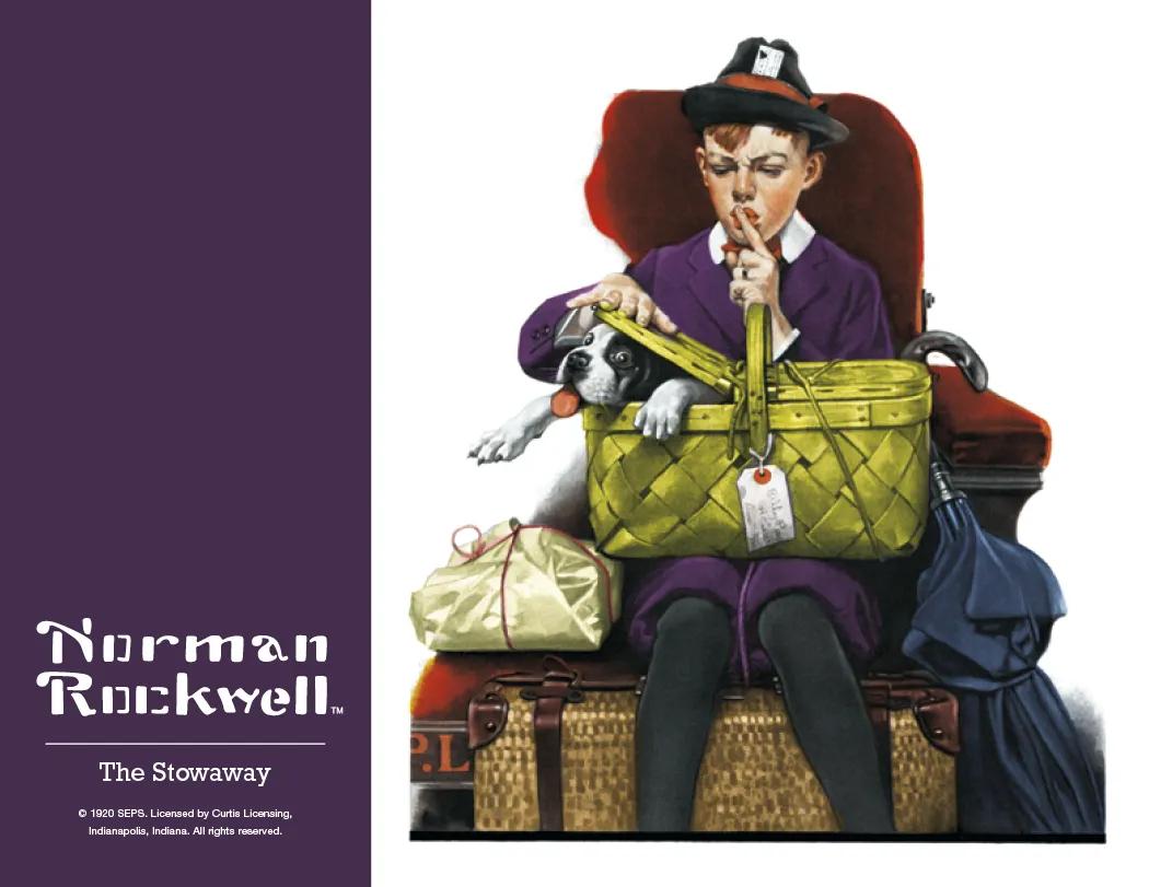 HotLine® Products Norman Rockwell Appointment Calendar - Spiral 33 of 42