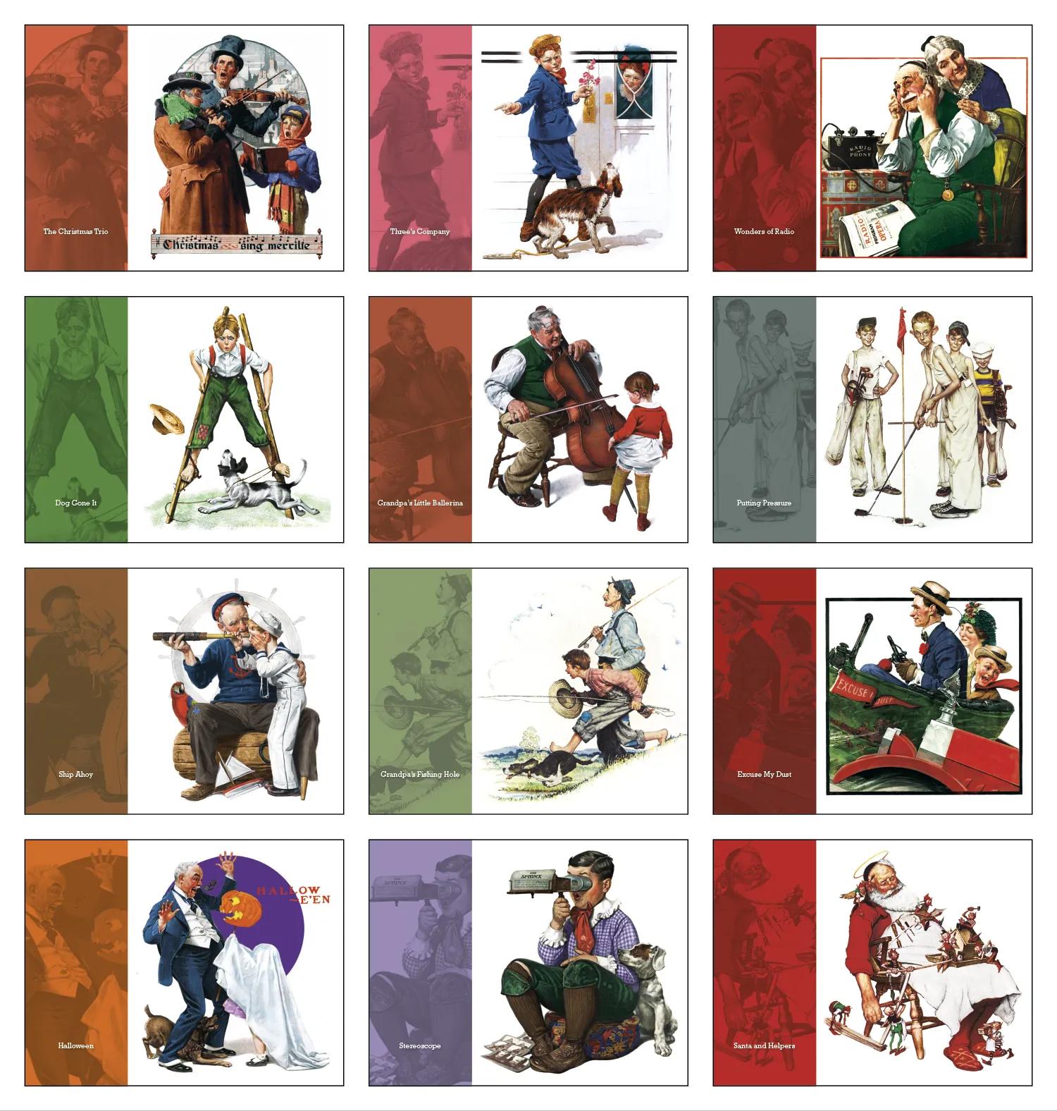 HotLine® Products Norman Rockwell Appointment Calendar - Spiral 3 of 42