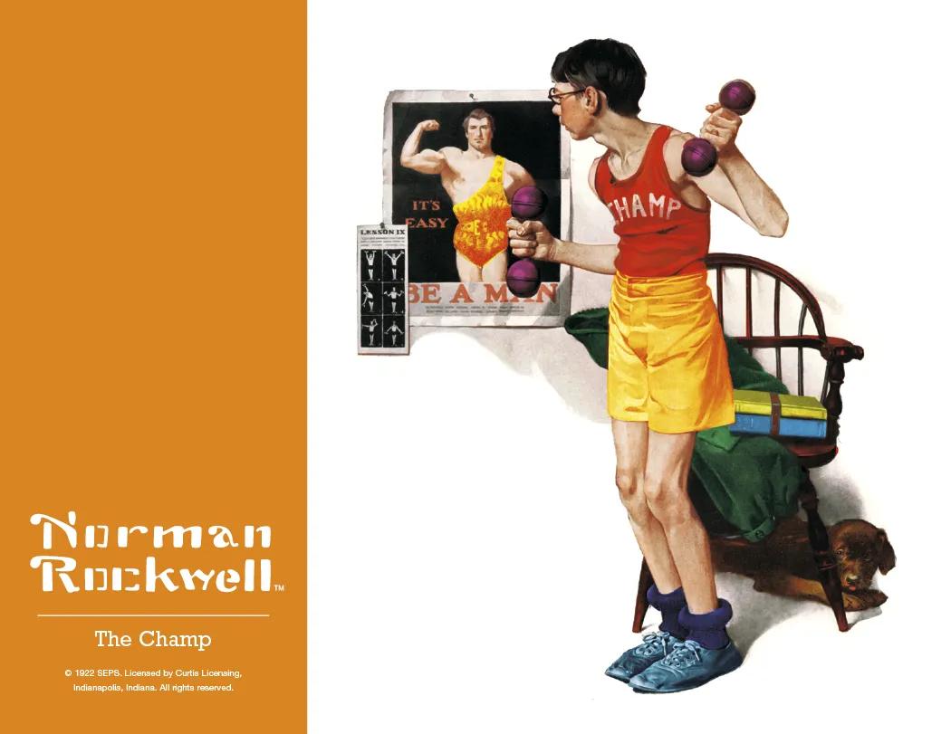 HotLine® Products Norman Rockwell Appointment Calendar - Spiral 35 of 42