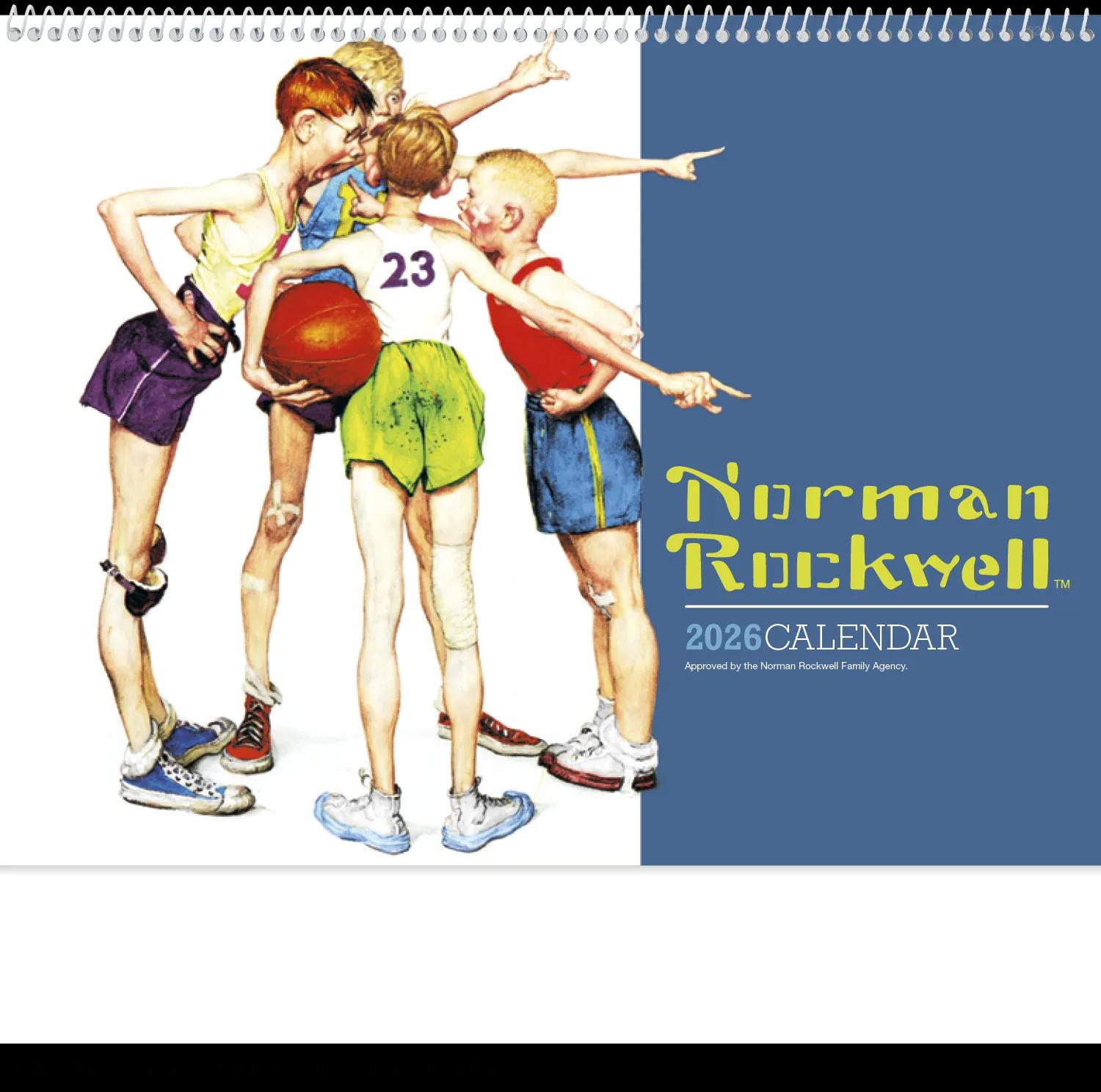 HotLine® Products Norman Rockwell Appointment Calendar - Spiral 12 of 42