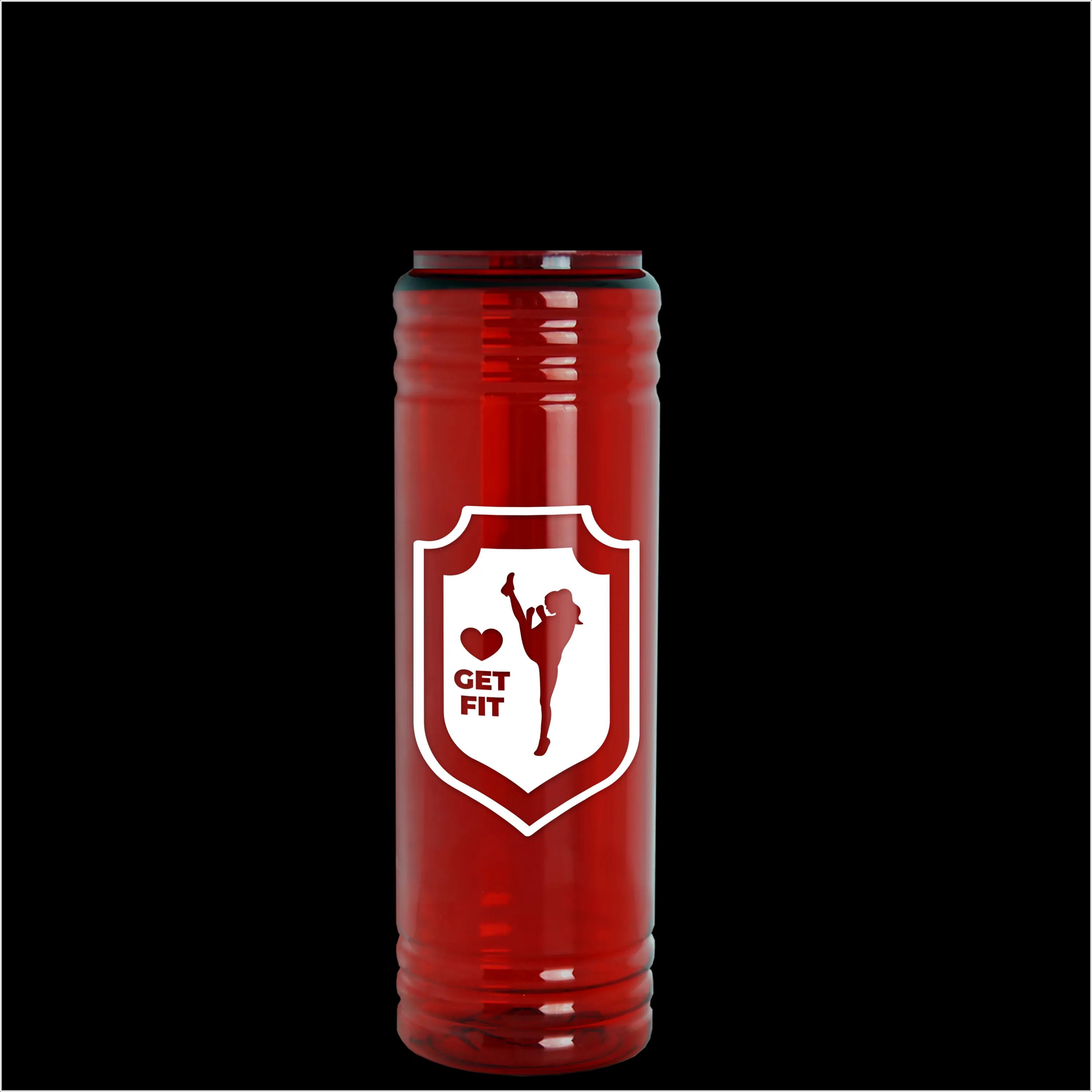 Garyline® Slim Fit RPET Bottle with Oval Crest Lid - 24 oz. 223 of 515