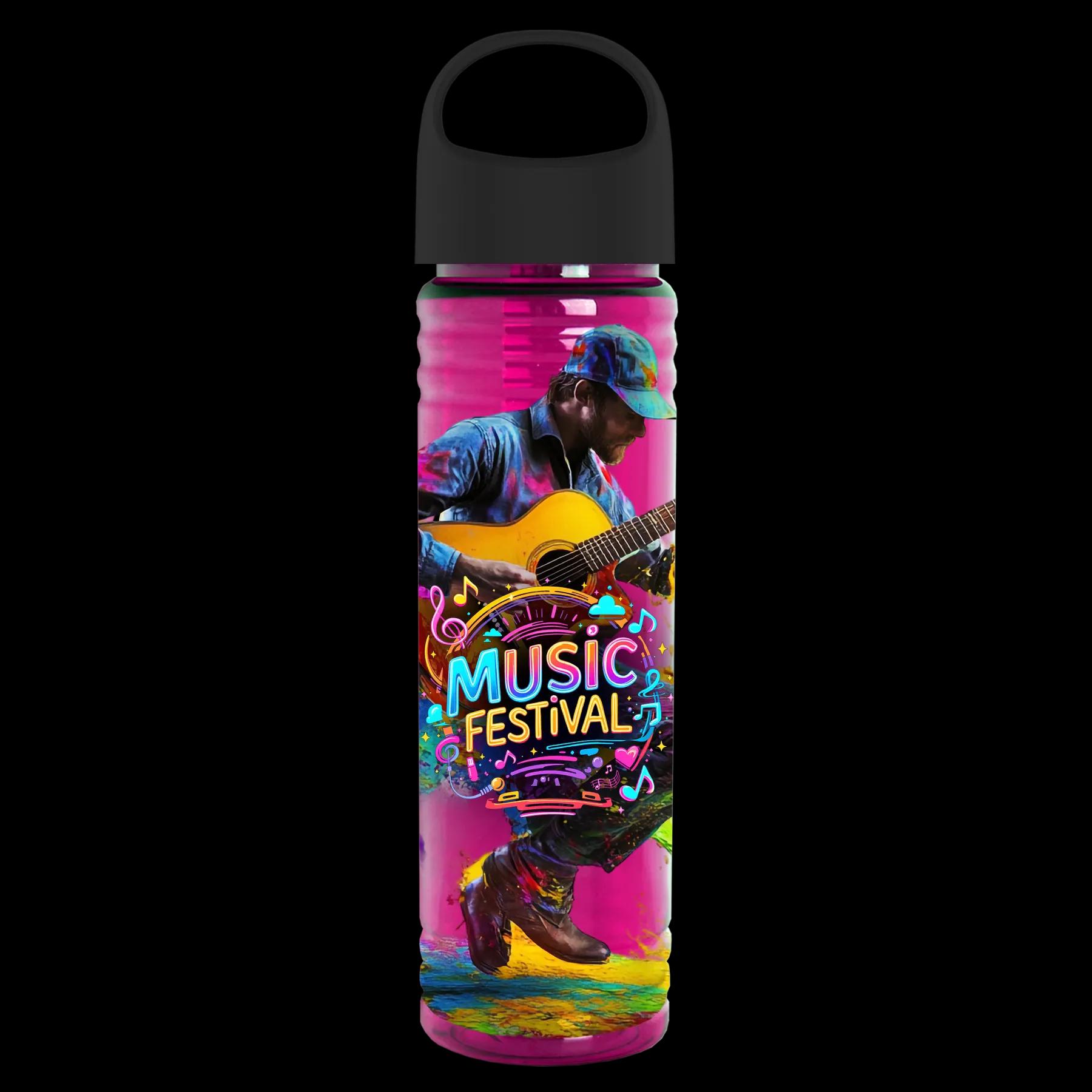 Garyline® Slim Fit RPET Bottle with Oval Crest Lid - 24 oz. 262 of 515