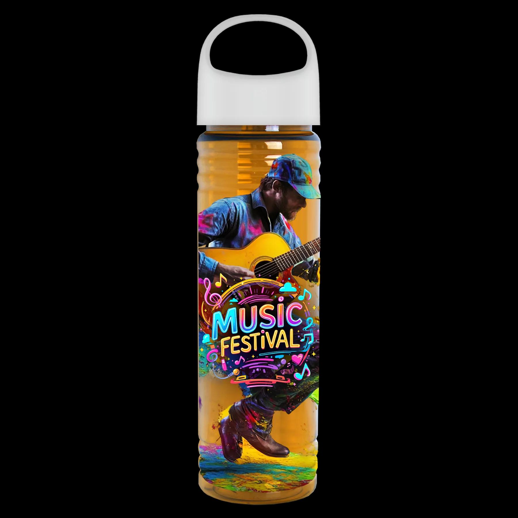 Garyline® Slim Fit RPET Bottle with Oval Crest Lid - 24 oz. 296 of 515