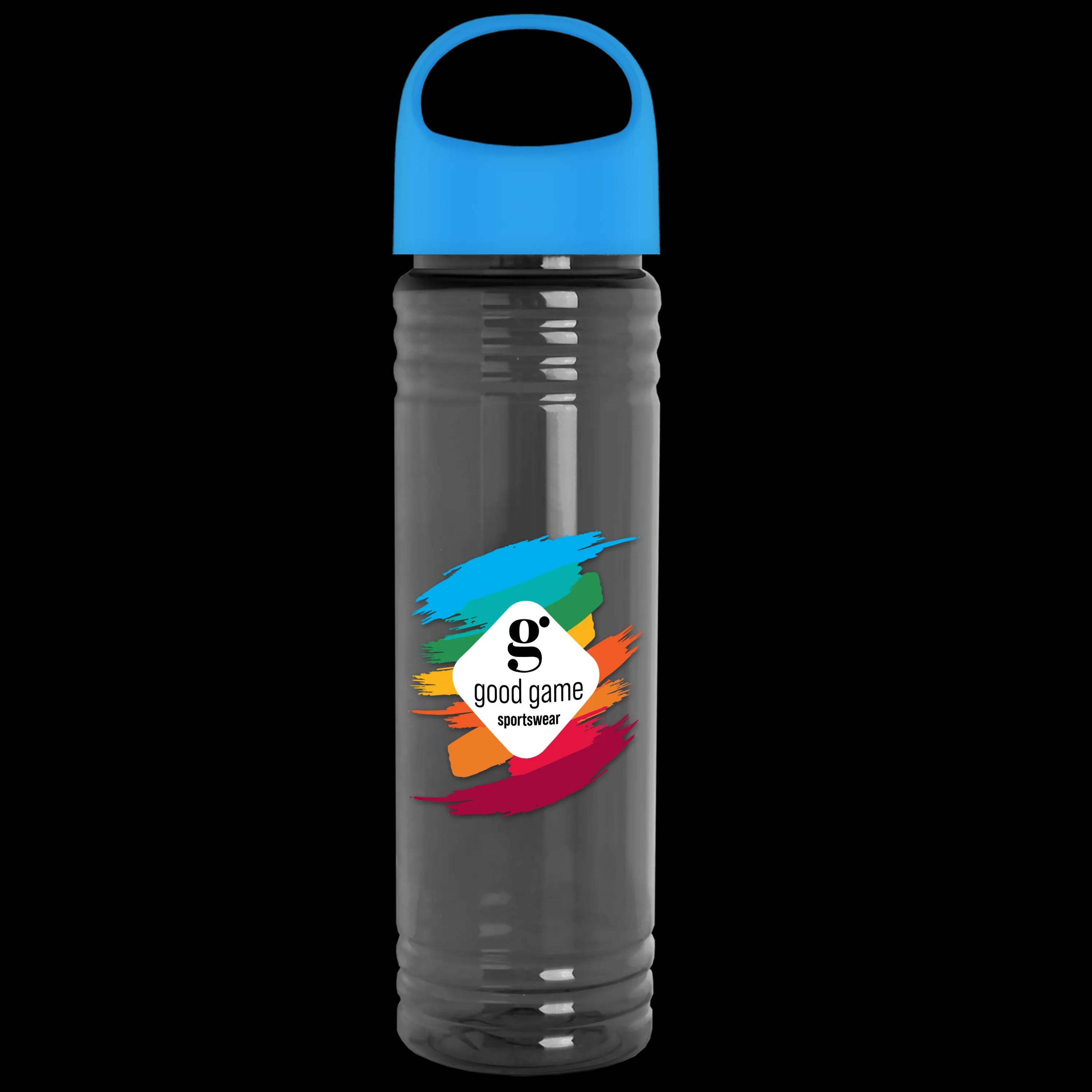 Garyline® Slim Fit RPET Bottle with Oval Crest Lid - 24 oz.
