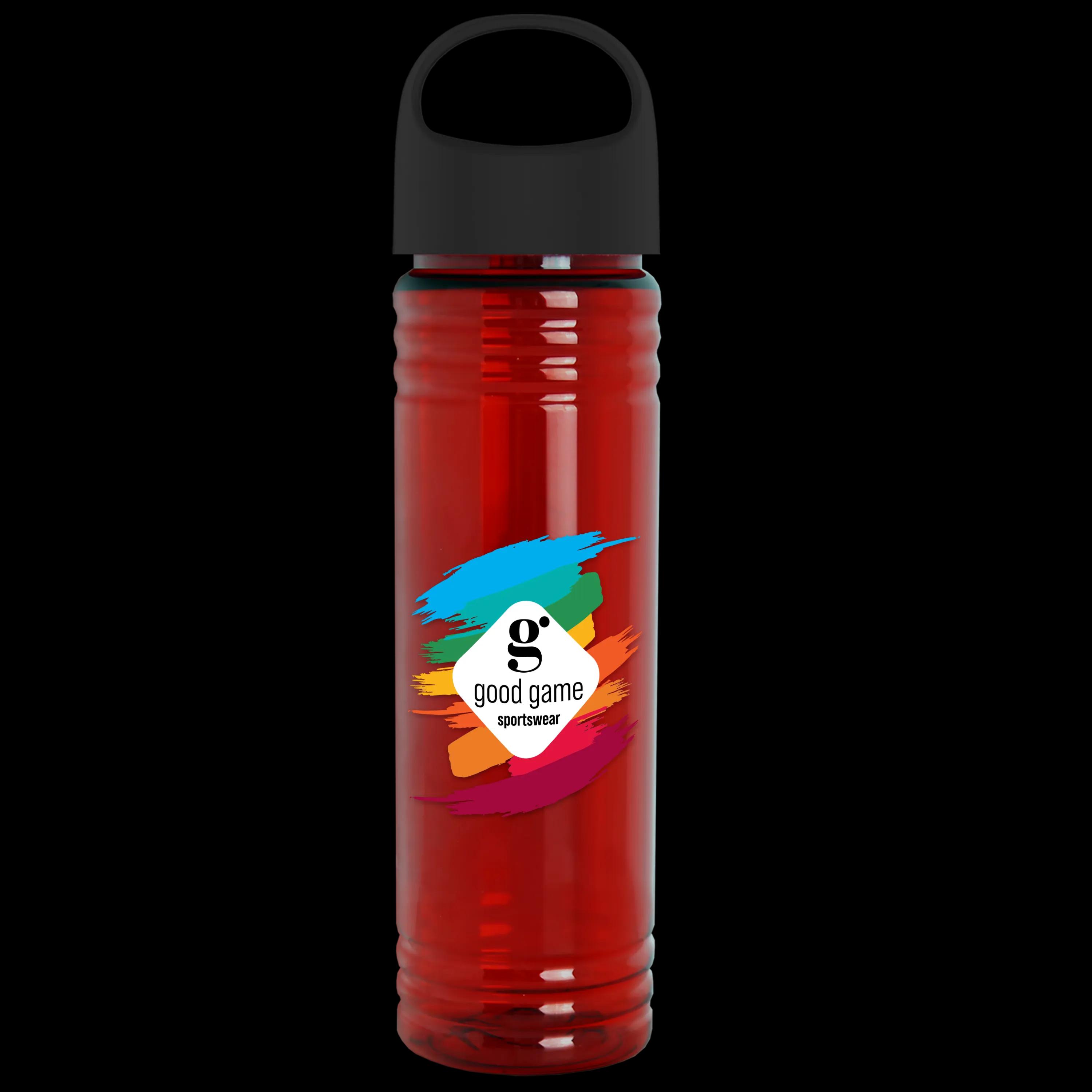 Garyline® Slim Fit RPET Bottle with Oval Crest Lid - 24 oz. 185 of 515