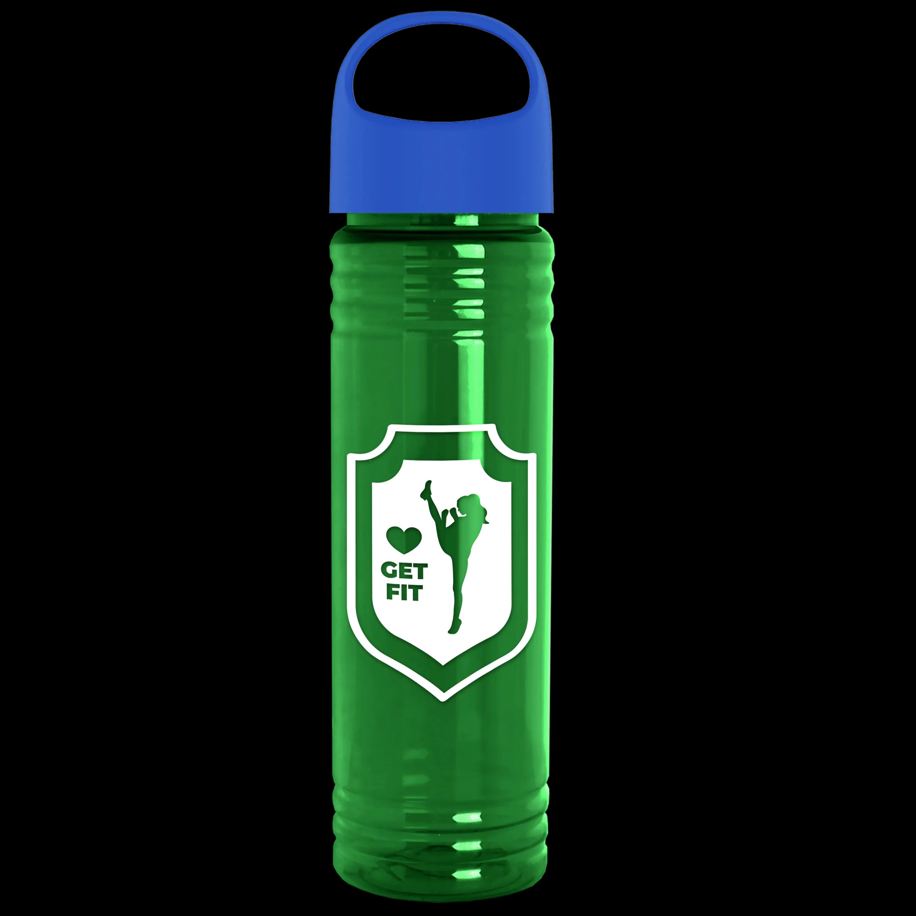 Garyline® Slim Fit RPET Bottle with Oval Crest Lid - 24 oz. 179 of 515