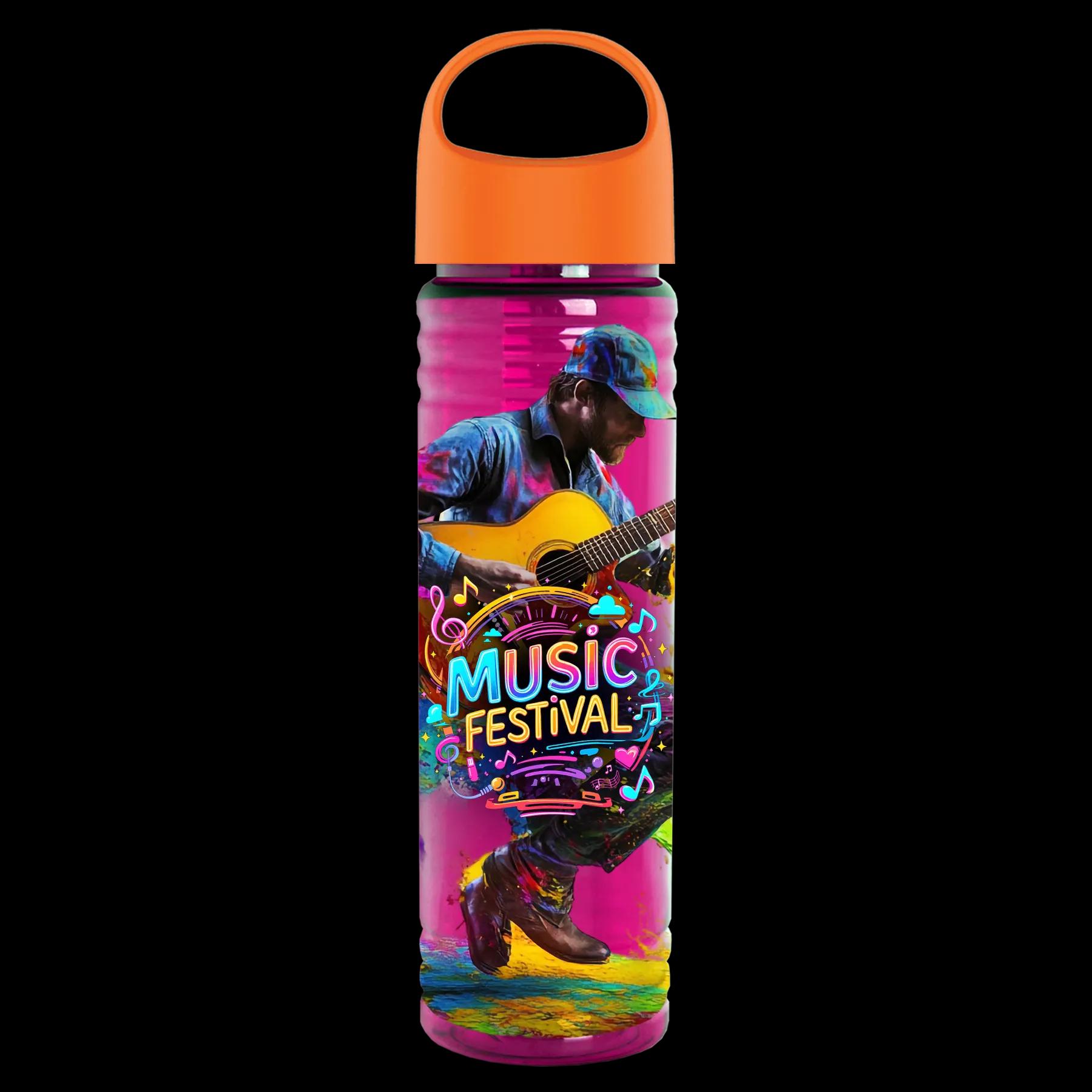 Garyline® Slim Fit RPET Bottle with Oval Crest Lid - 24 oz. 159 of 257