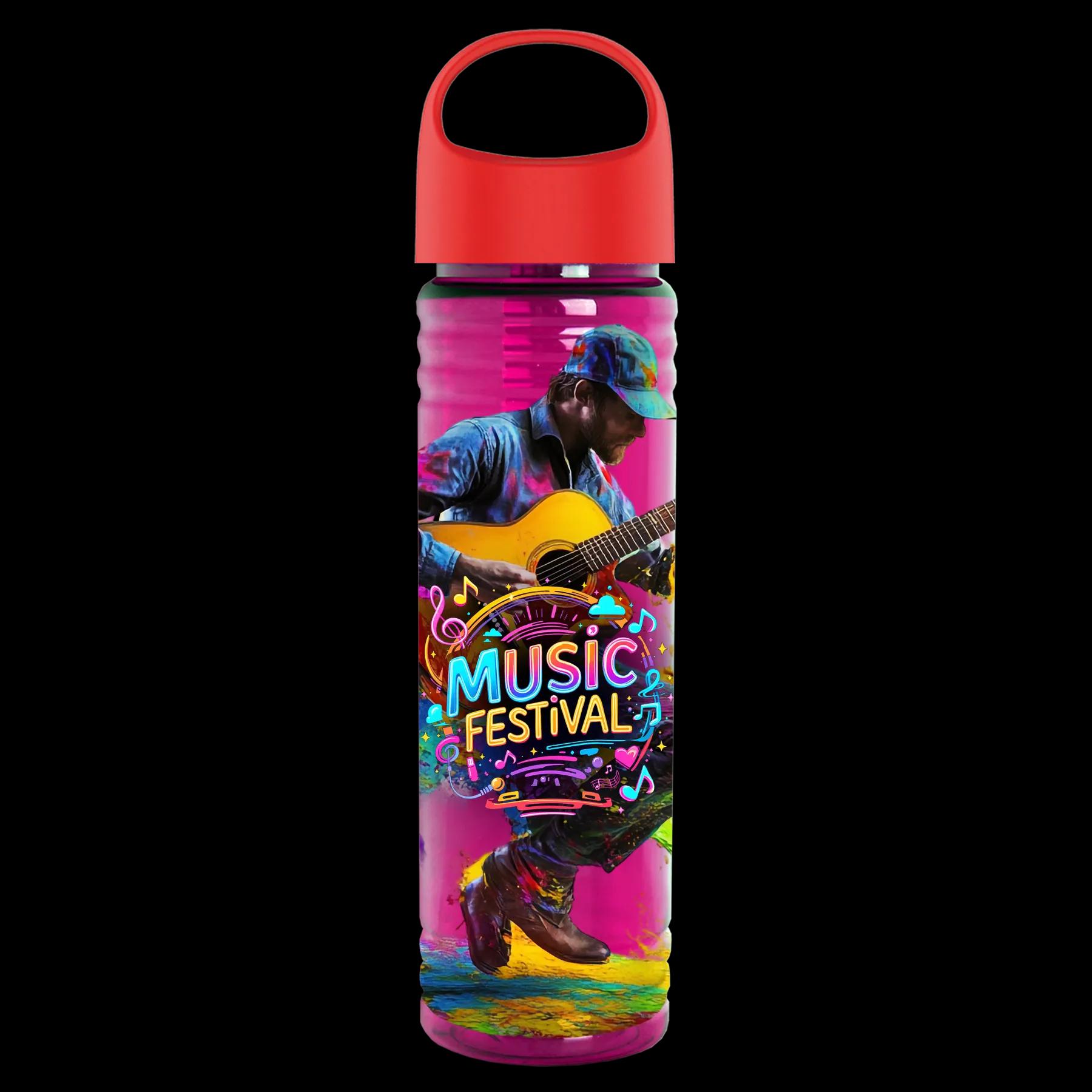 Garyline® Slim Fit RPET Bottle with Oval Crest Lid - 24 oz. 272 of 515