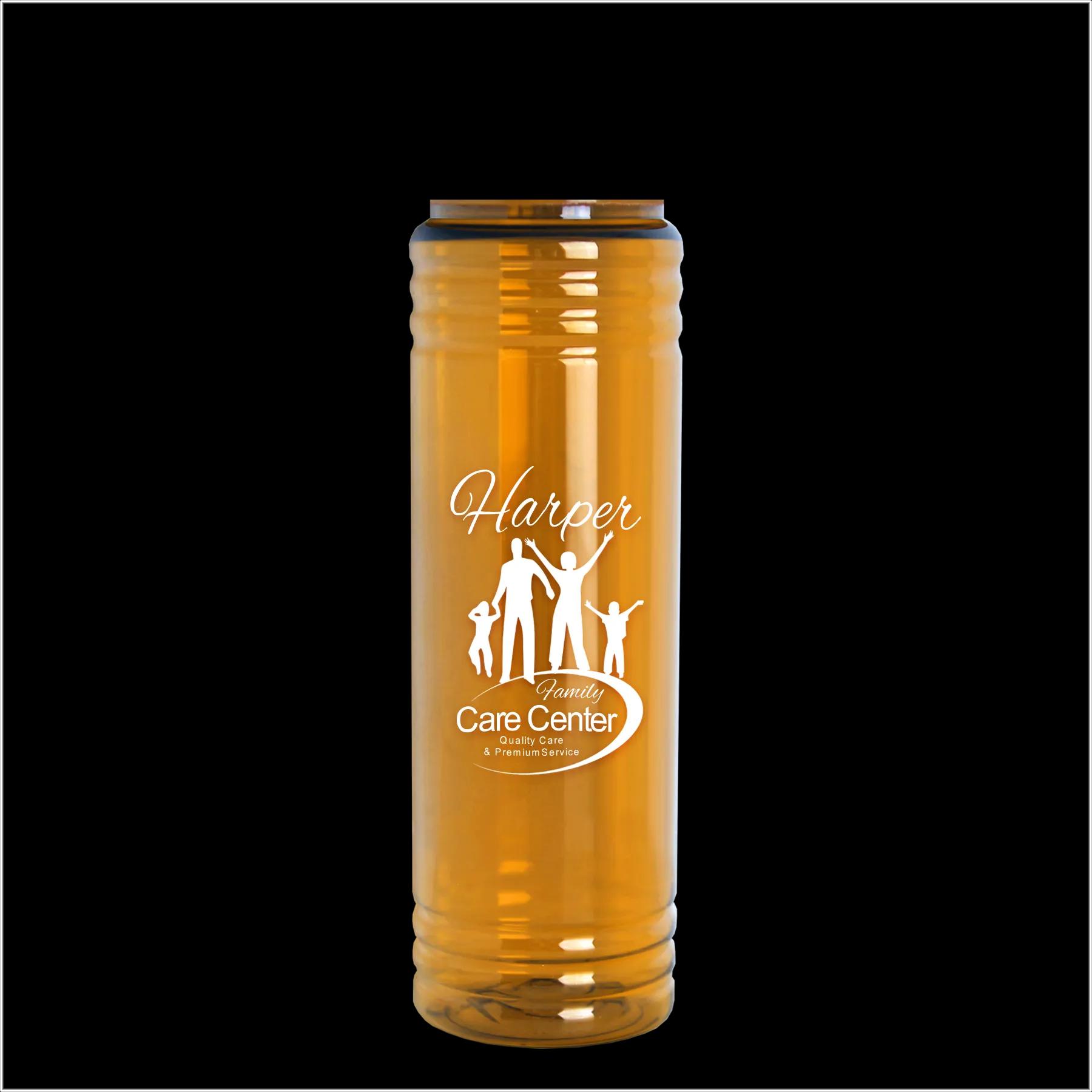 Garyline® Slim Fit RPET Bottle with Oval Crest Lid - 24 oz. 209 of 257