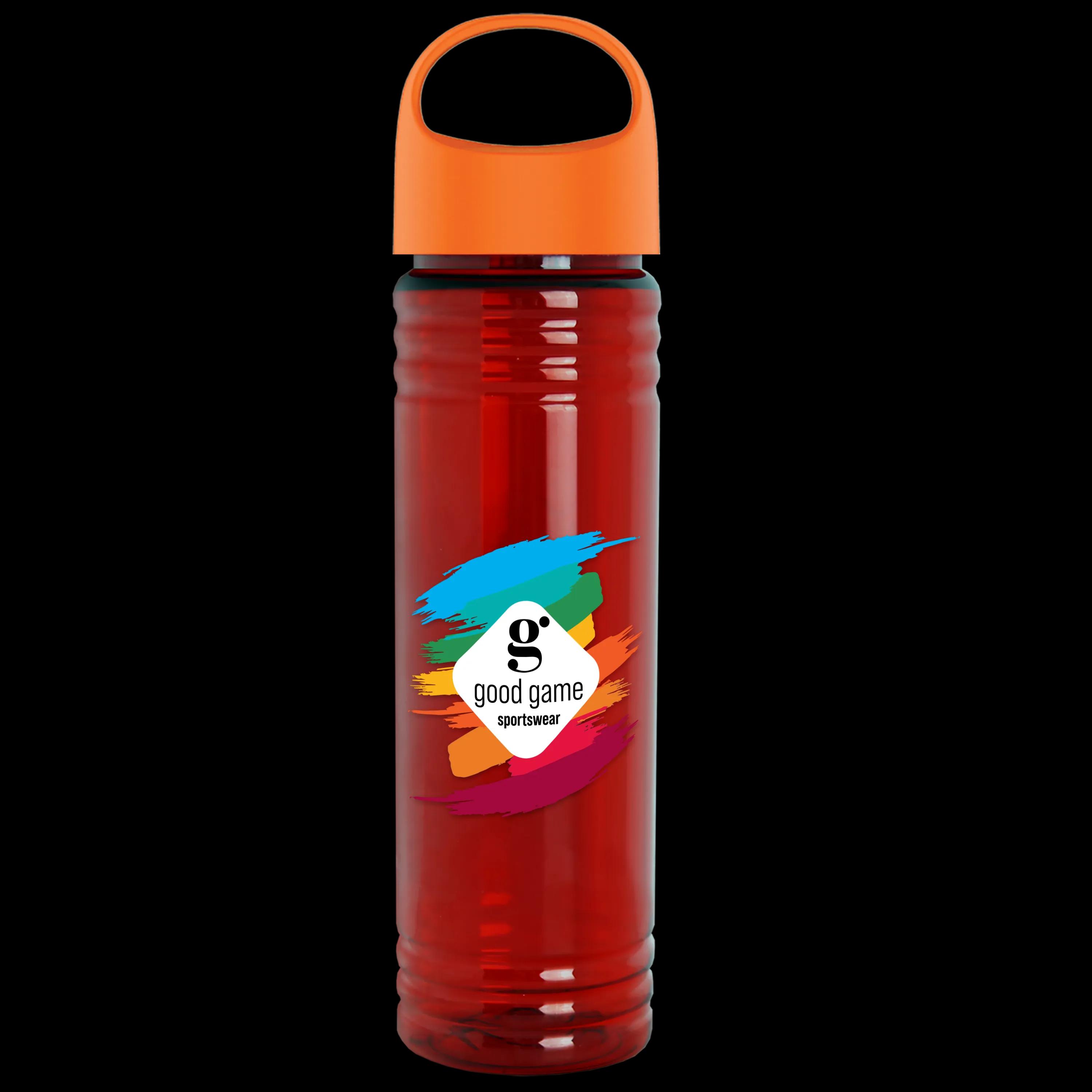 Garyline® Slim Fit RPET Bottle with Oval Crest Lid - 24 oz. 192 of 515