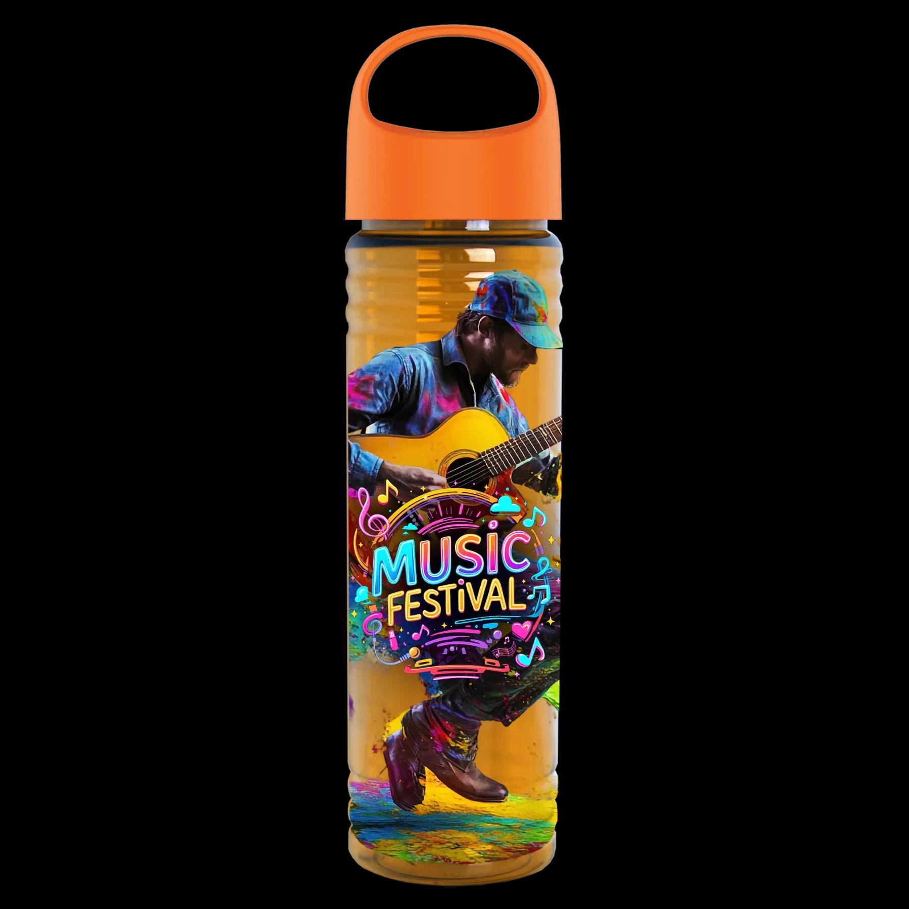 Garyline® Slim Fit RPET Bottle with Oval Crest Lid - 24 oz. 288 of 515