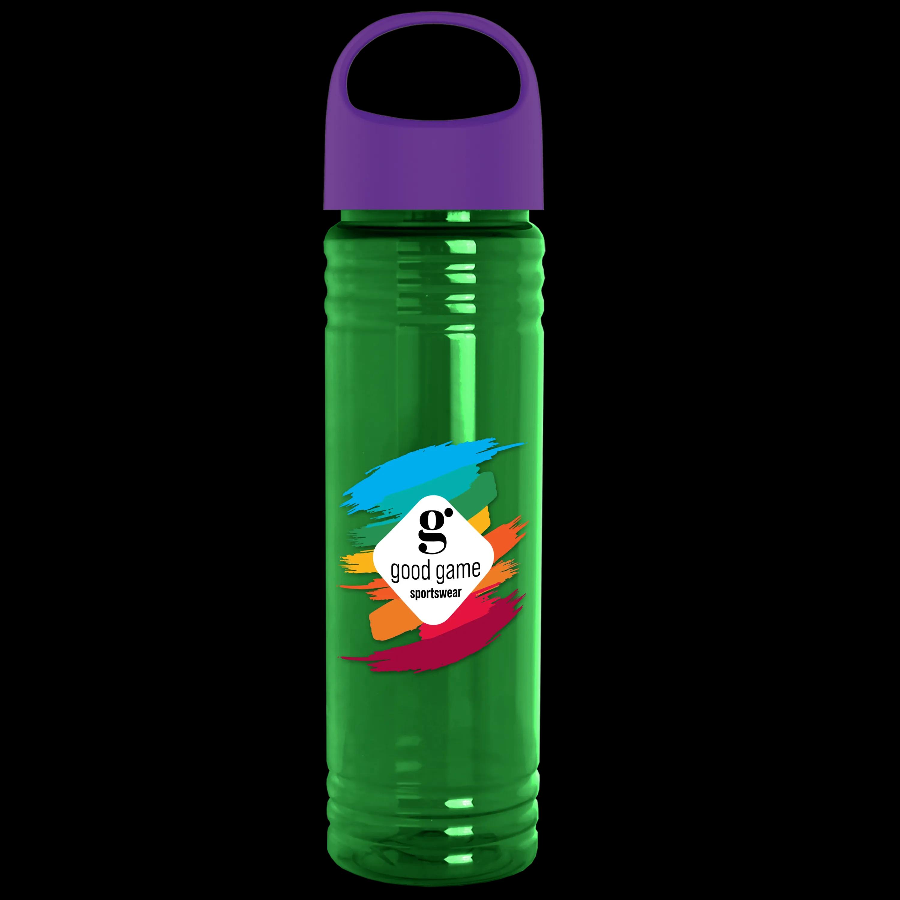 Garyline® Slim Fit RPET Bottle with Oval Crest Lid - 24 oz. 182 of 515