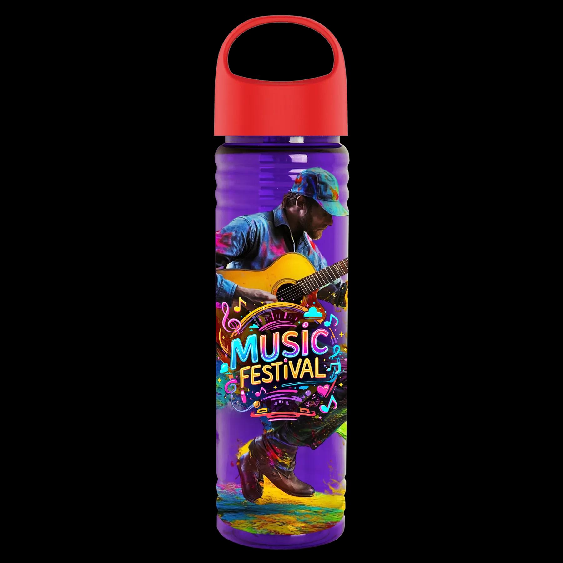 Garyline® Slim Fit RPET Bottle with Oval Crest Lid - 24 oz. 308 of 515