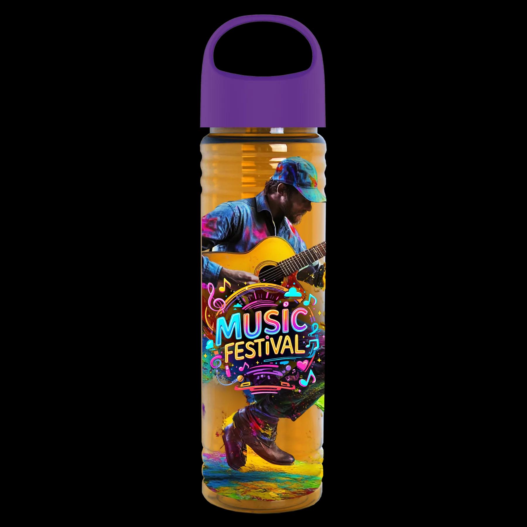 Garyline® Slim Fit RPET Bottle with Oval Crest Lid - 24 oz. 294 of 515