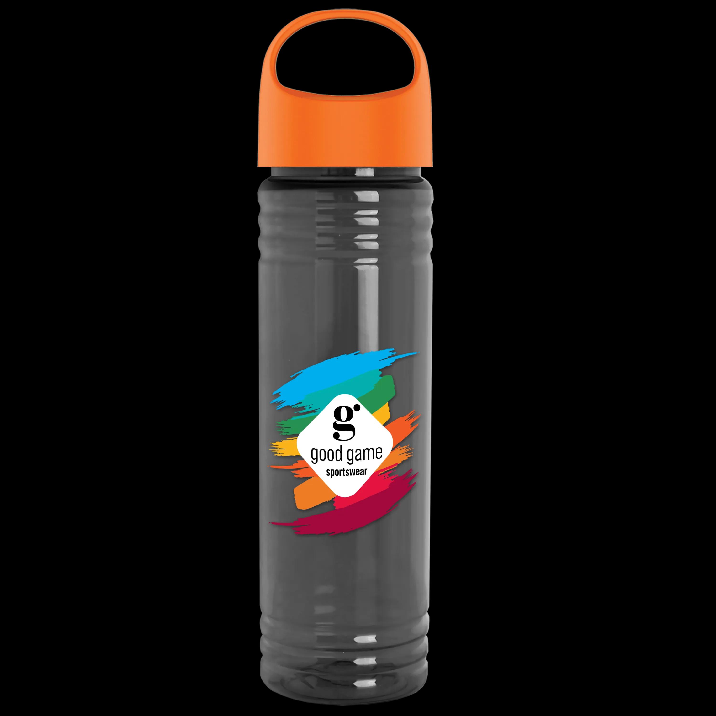 Garyline® Slim Fit RPET Bottle with Oval Crest Lid - 24 oz. 144 of 515