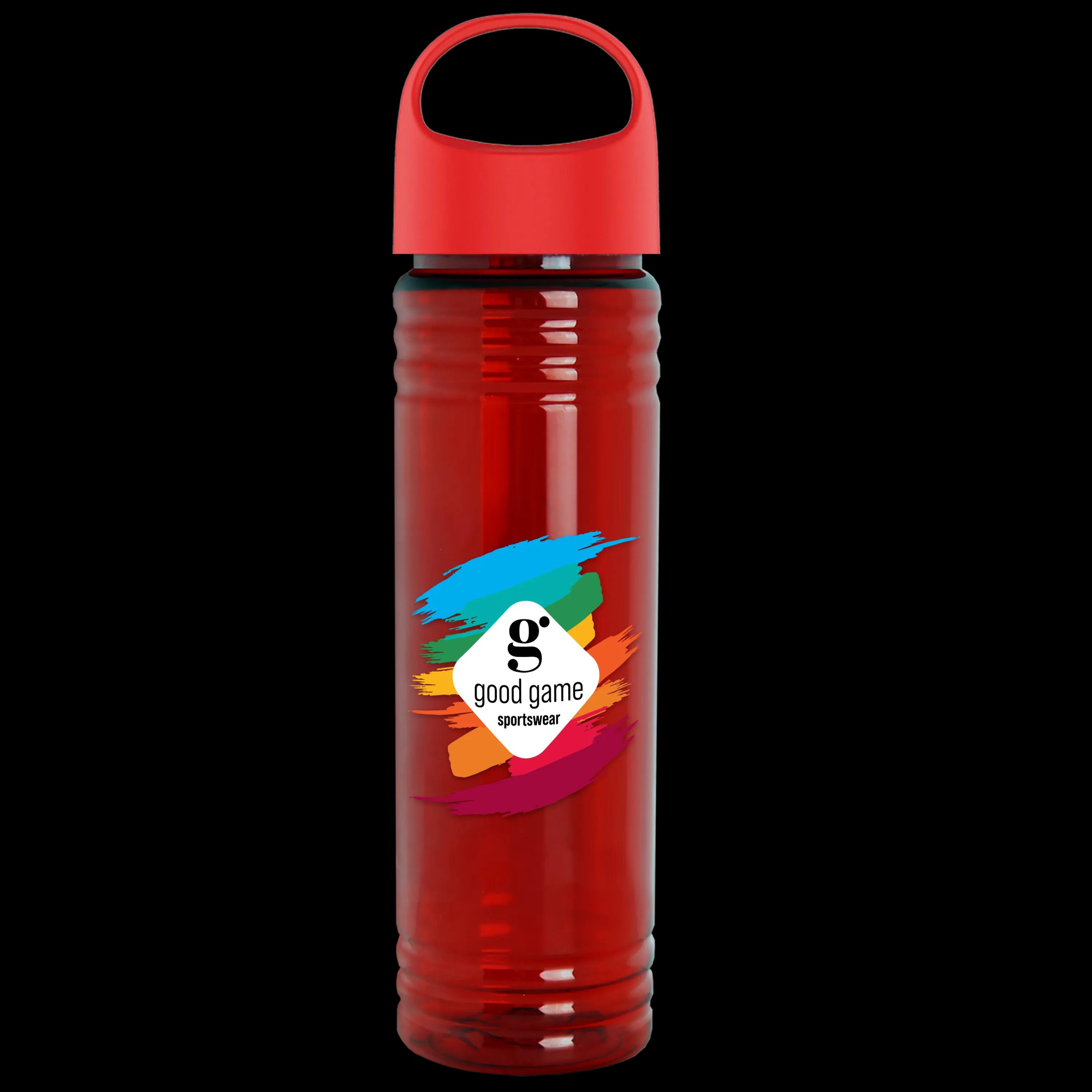 Garyline® Slim Fit RPET Bottle with Oval Crest Lid - 24 oz. 194 of 515