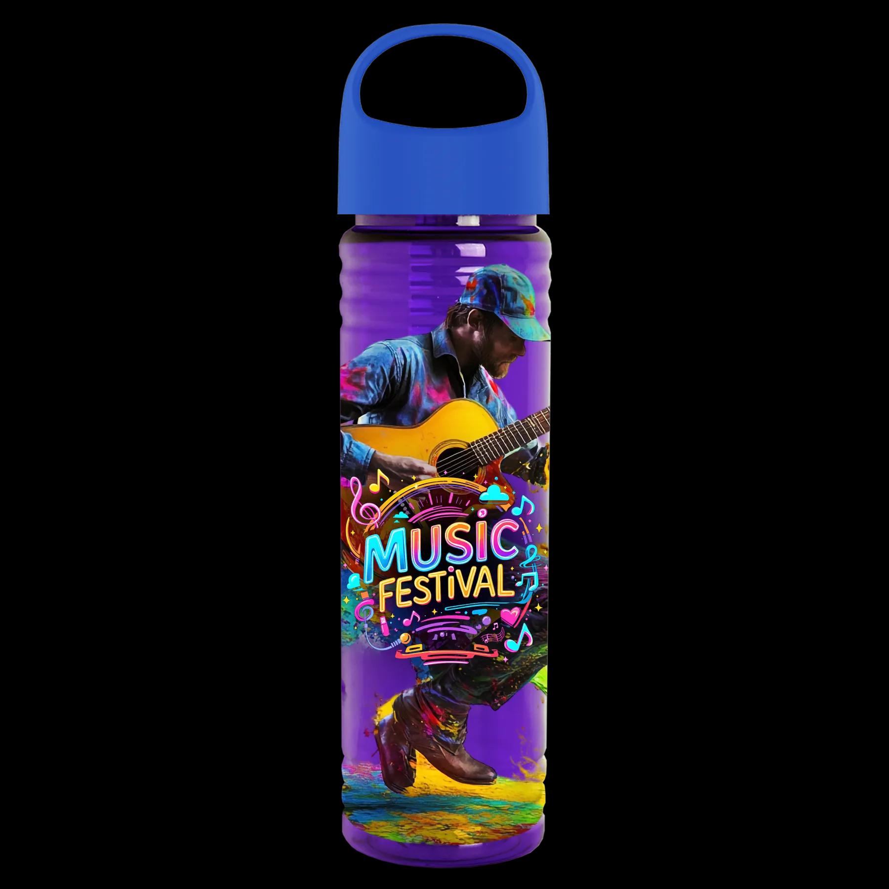Garyline® Slim Fit RPET Bottle with Oval Crest Lid - 24 oz. 310 of 515