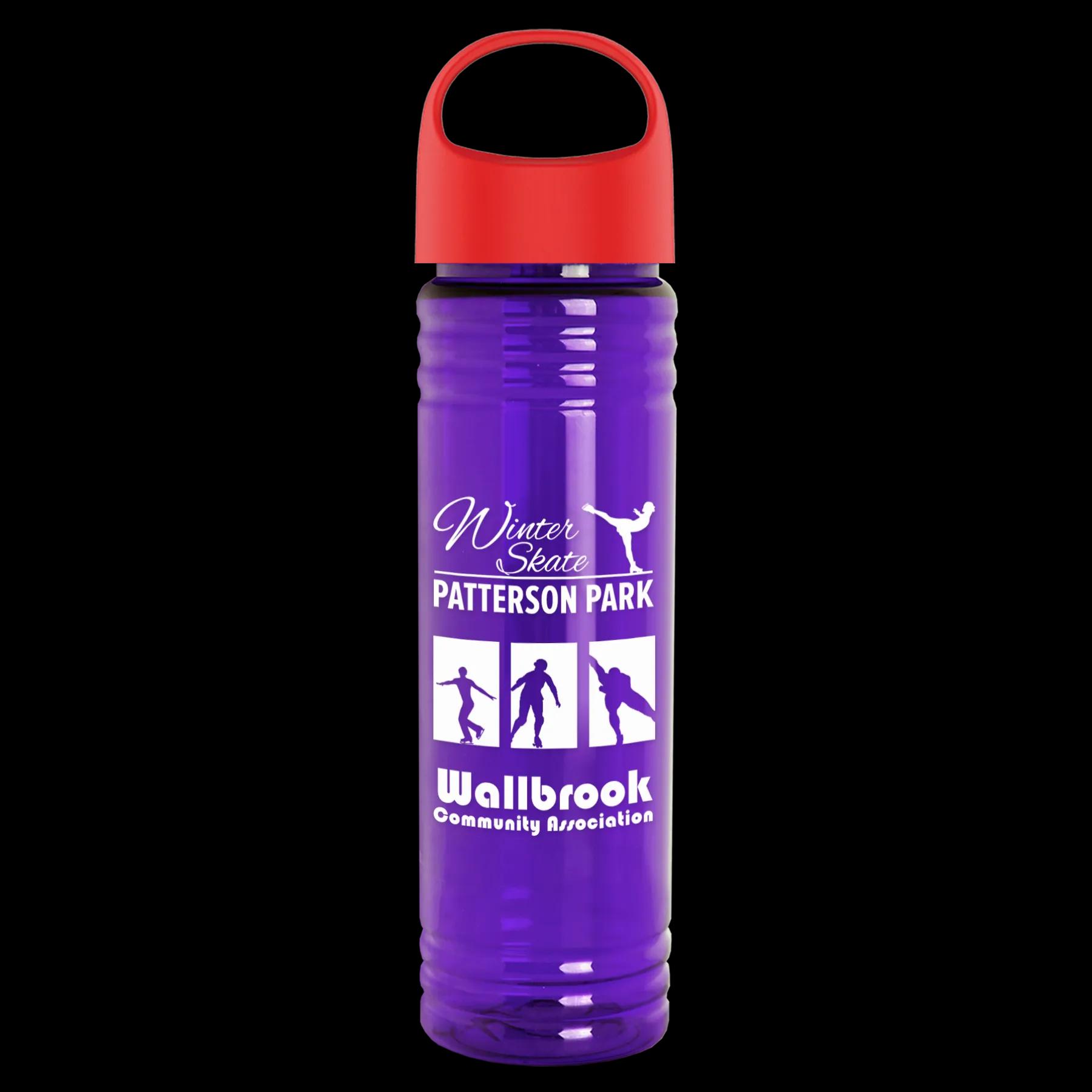 Garyline® Slim Fit RPET Bottle with Oval Crest Lid - 24 oz. 307 of 515