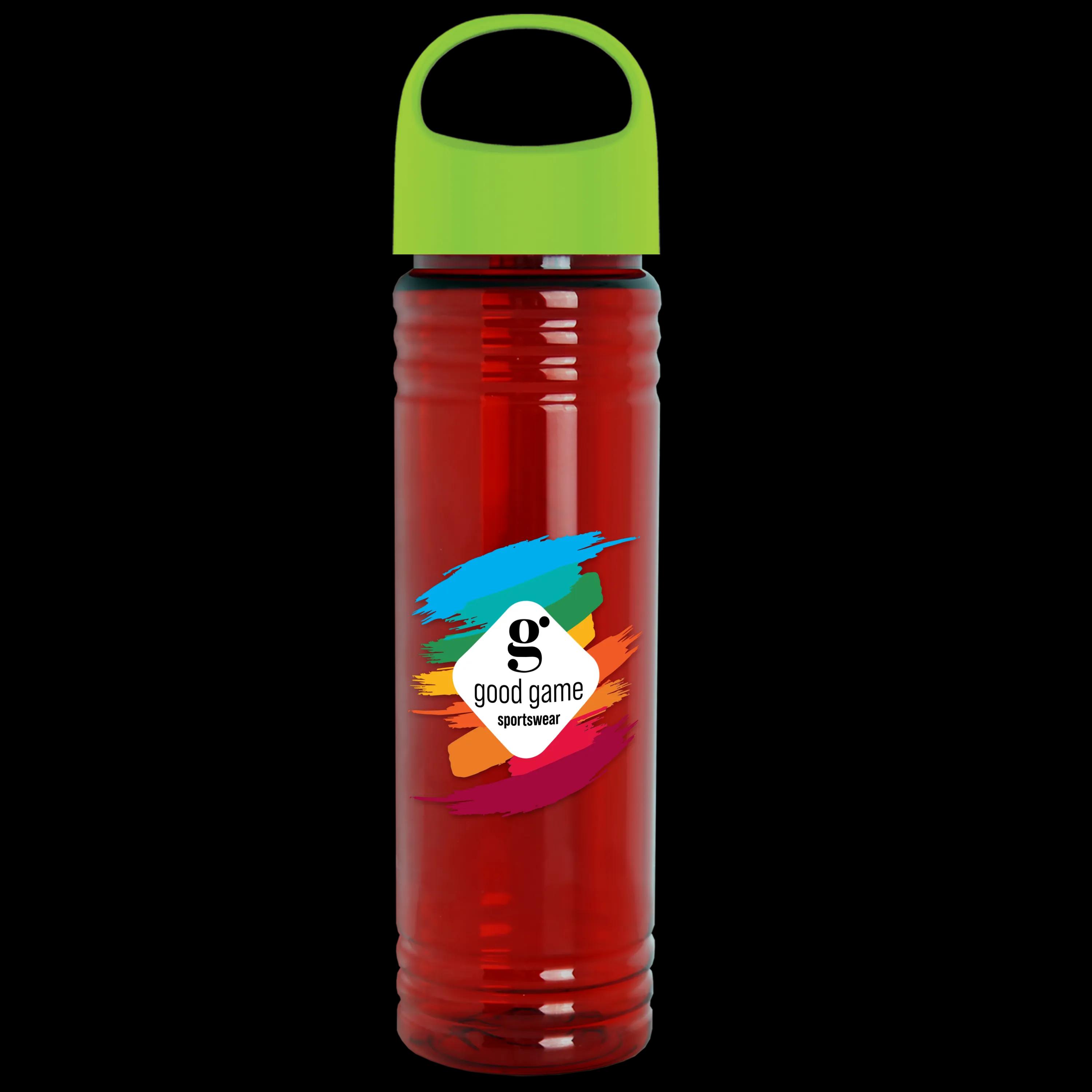 Garyline® Slim Fit RPET Bottle with Oval Crest Lid - 24 oz. 191 of 515