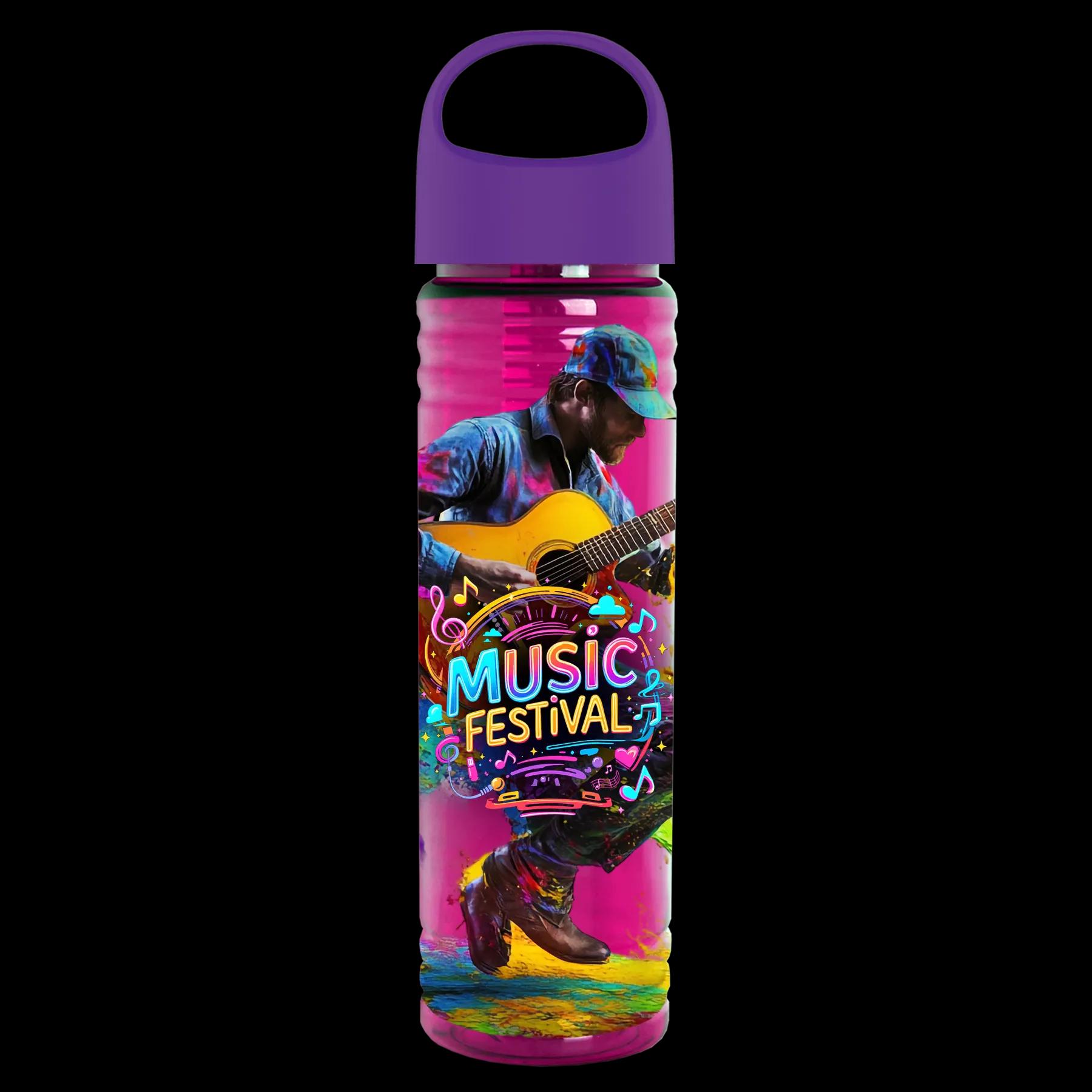 Garyline® Slim Fit RPET Bottle with Oval Crest Lid - 24 oz. 276 of 515