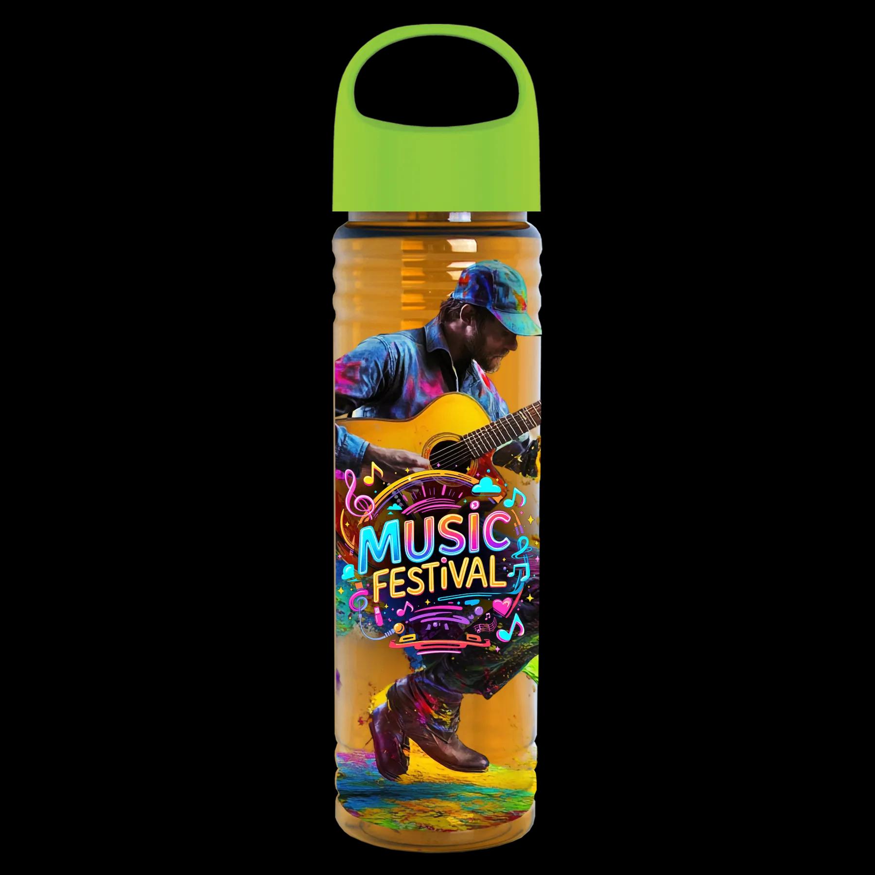 Garyline® Slim Fit RPET Bottle with Oval Crest Lid - 24 oz. 286 of 515