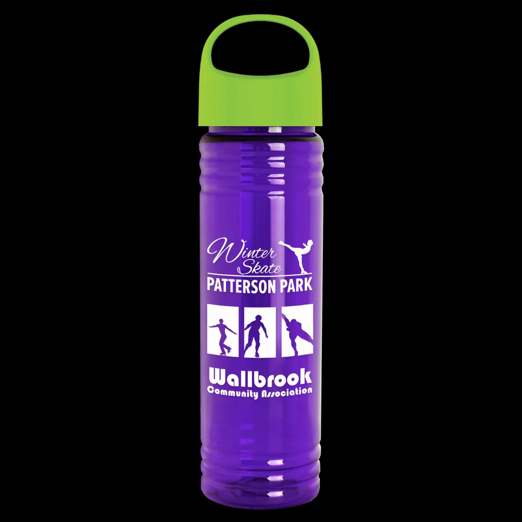 Garyline® Slim Fit RPET Bottle with Oval Crest Lid - 24 oz. 303 of 515