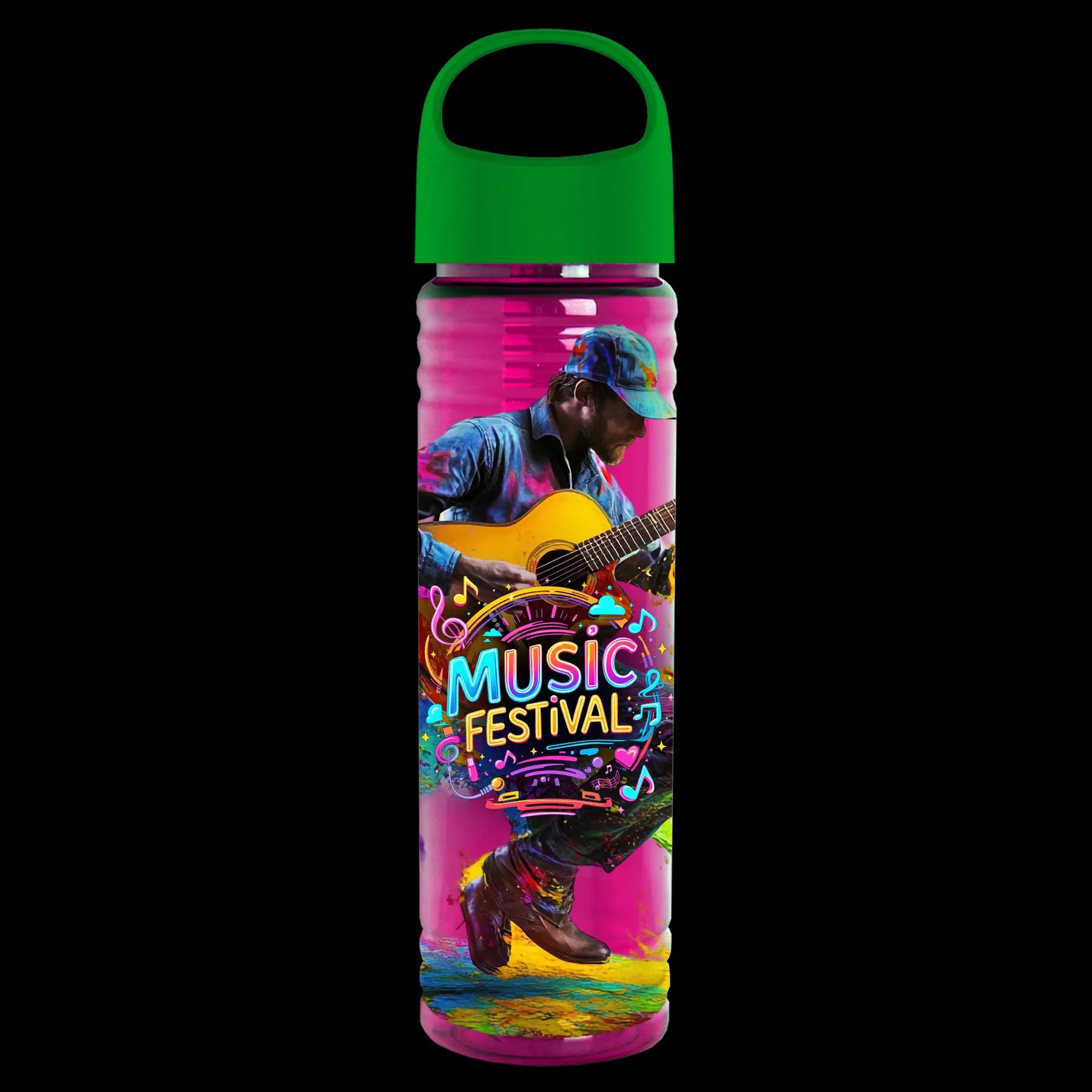 Garyline® Slim Fit RPET Bottle with Oval Crest Lid - 24 oz. 266 of 515