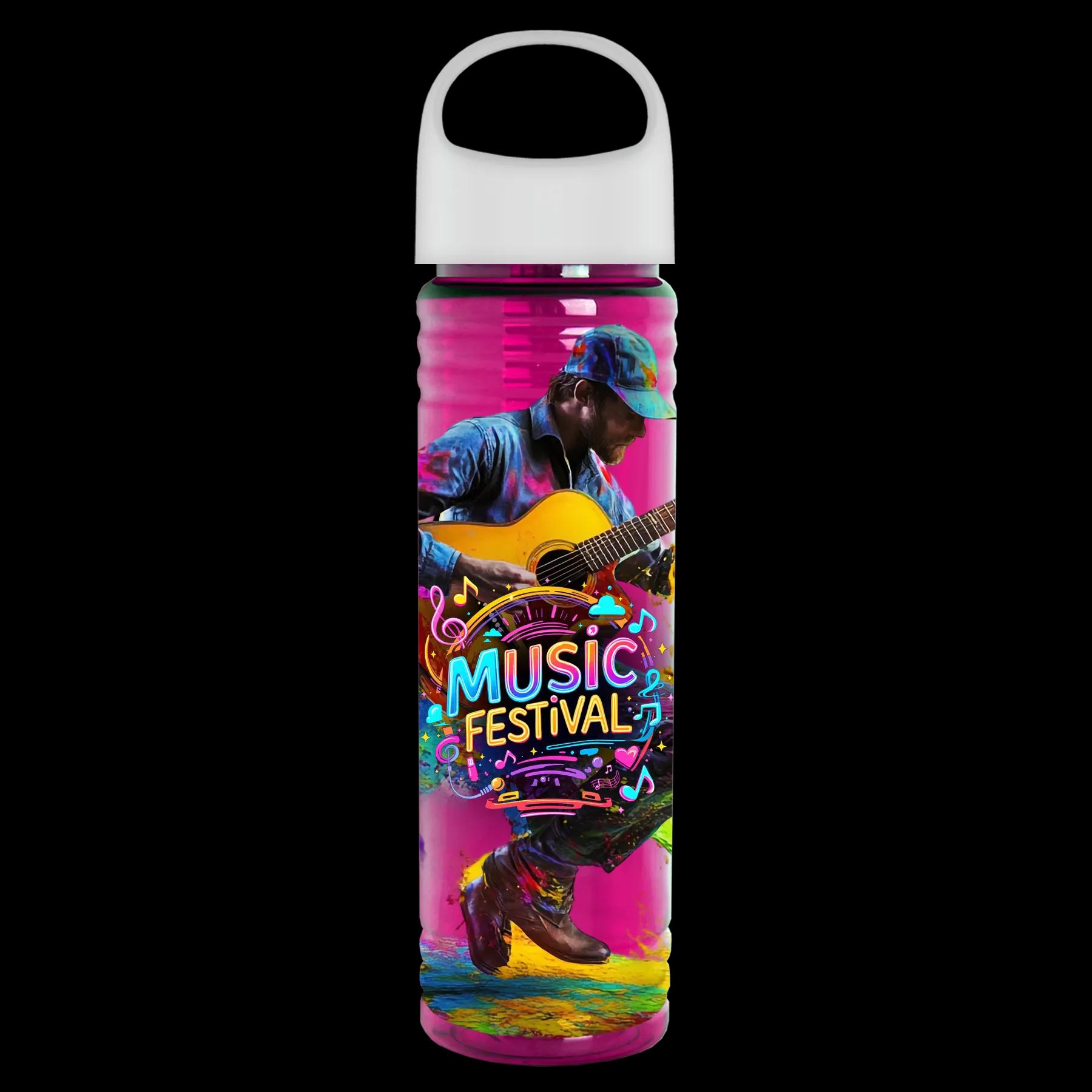 Garyline® Slim Fit RPET Bottle with Oval Crest Lid - 24 oz. 167 of 257