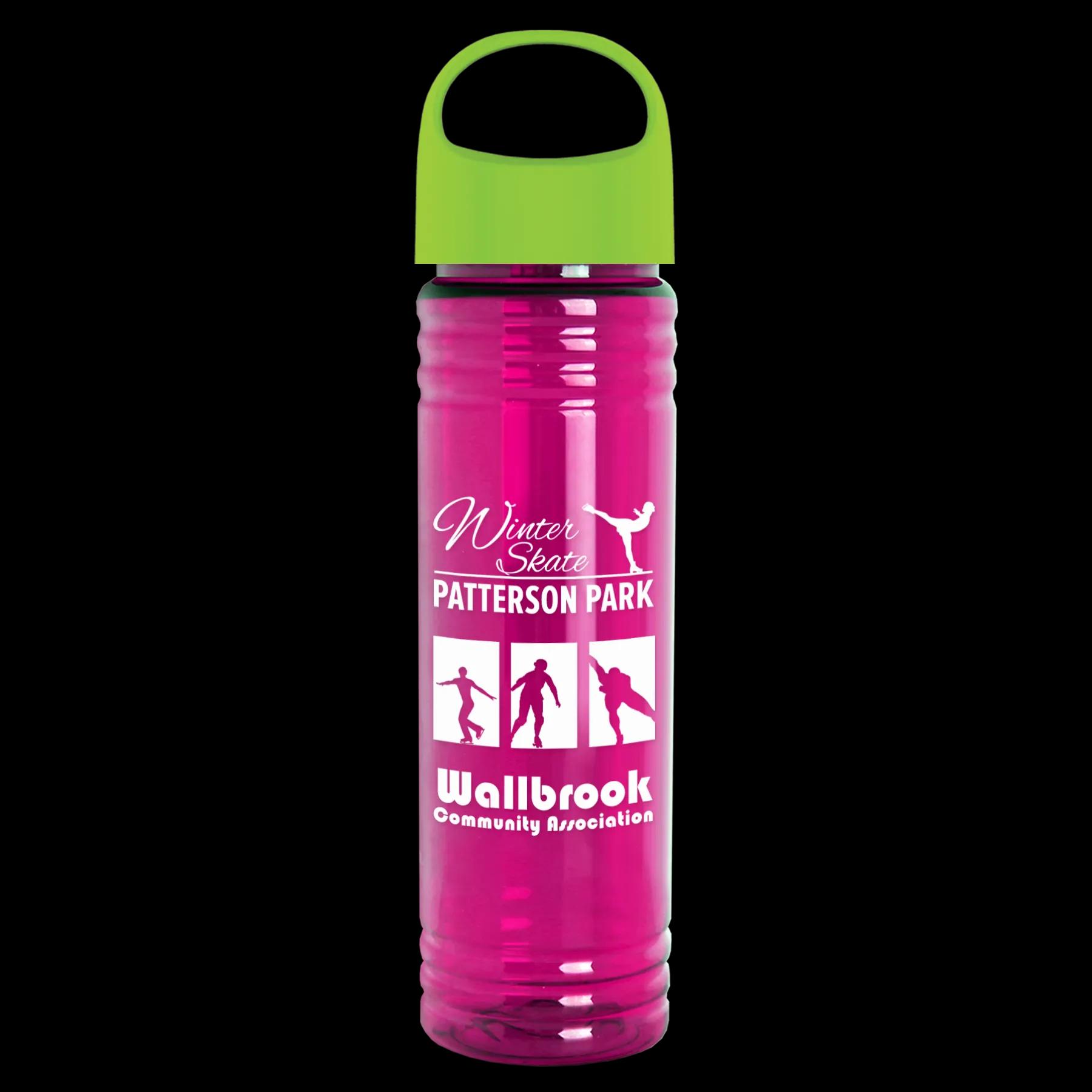 Garyline® Slim Fit RPET Bottle with Oval Crest Lid - 24 oz. 267 of 515