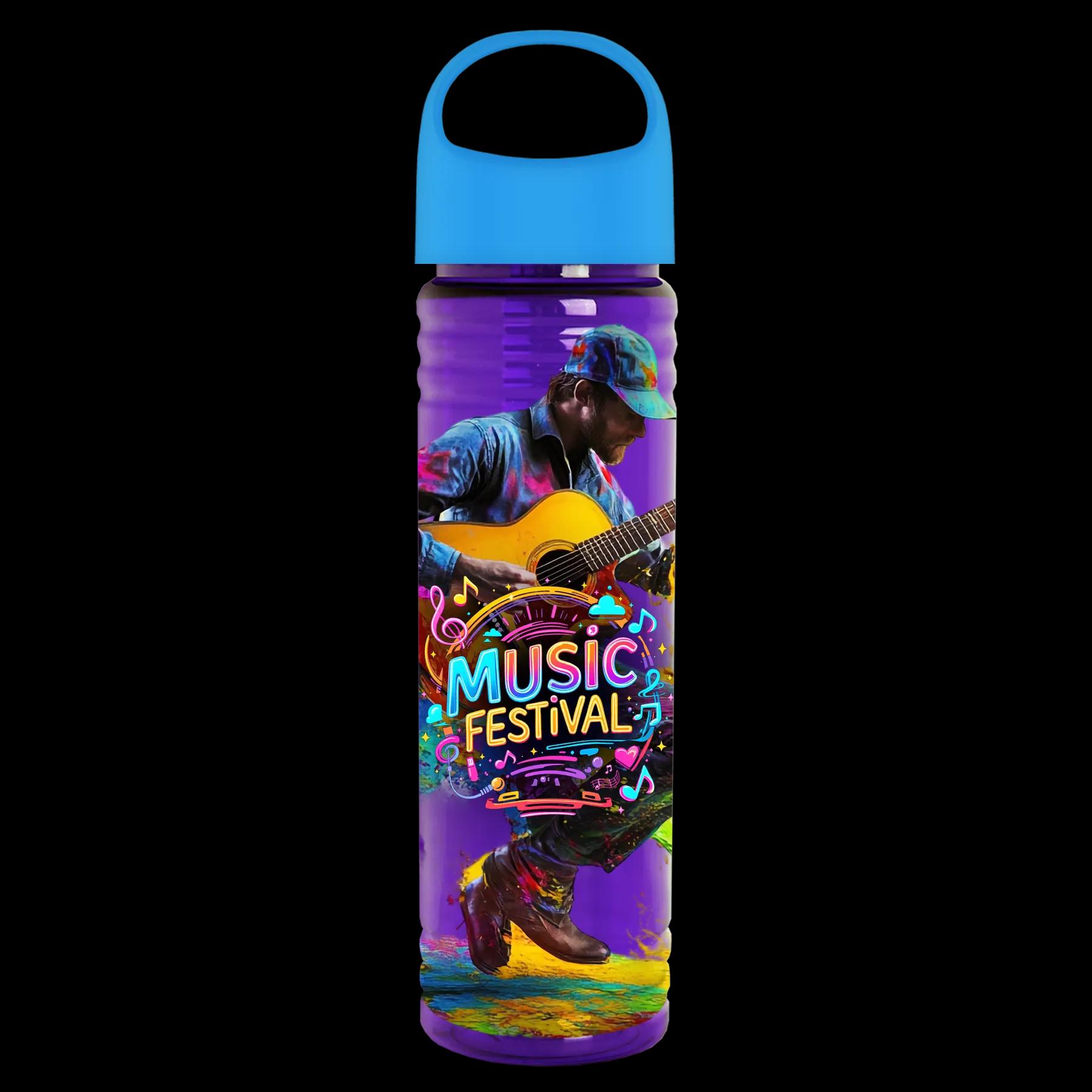 Garyline® Slim Fit RPET Bottle with Oval Crest Lid - 24 oz. 189 of 257