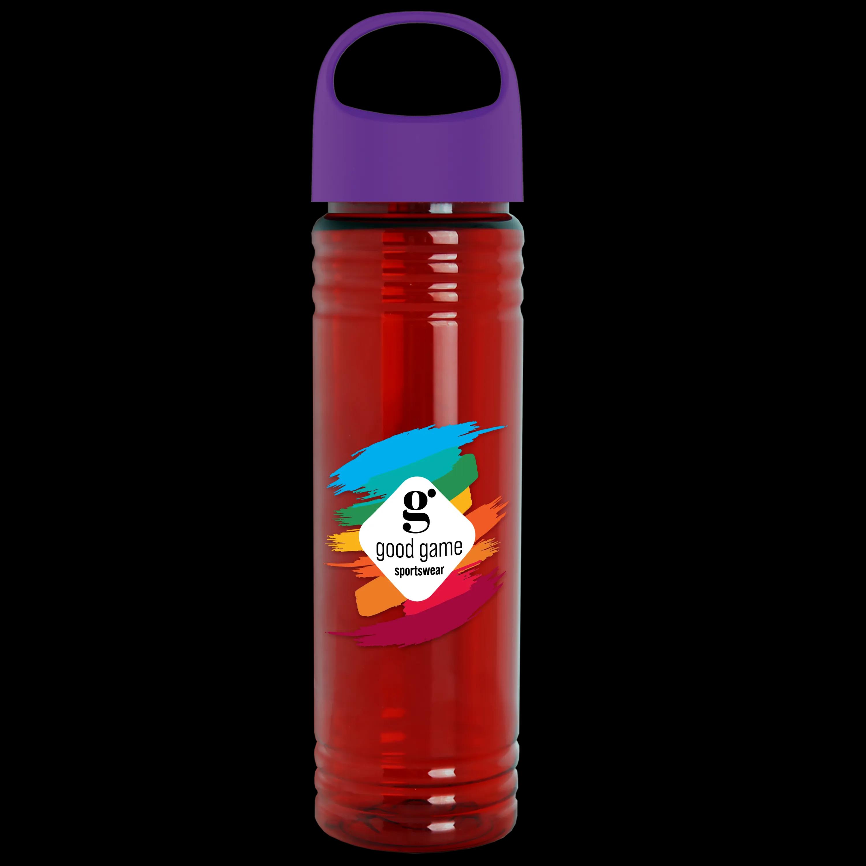 Garyline® Slim Fit RPET Bottle with Oval Crest Lid - 24 oz. 198 of 515
