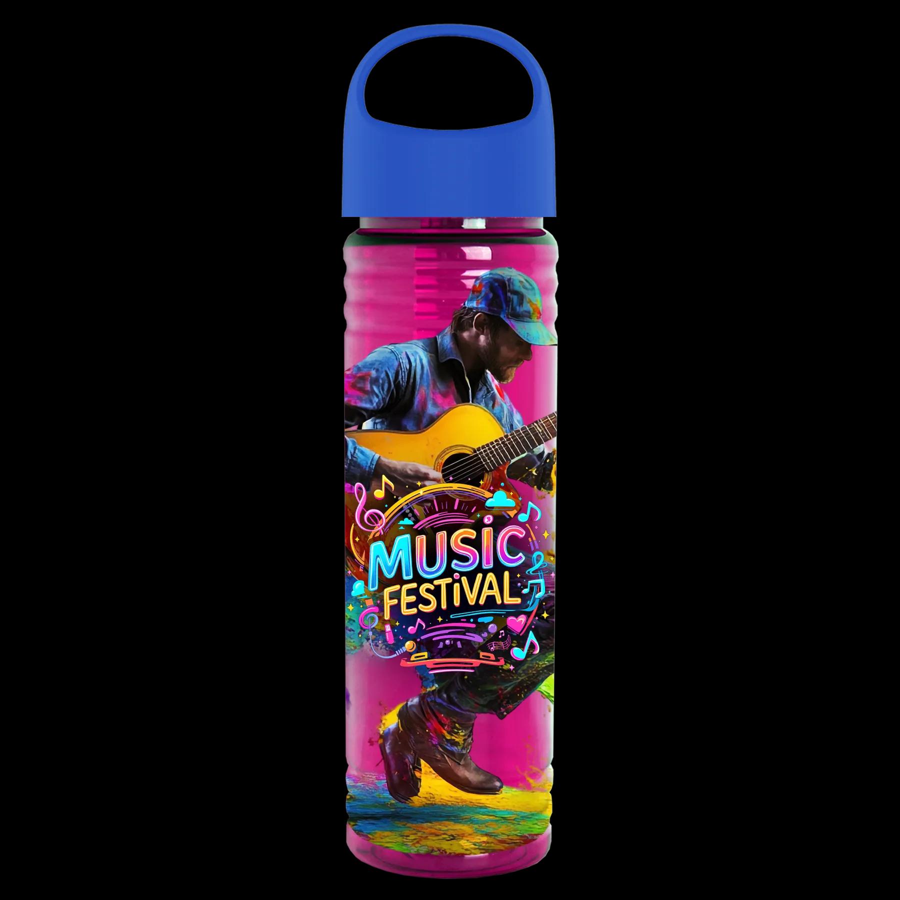 Garyline® Slim Fit RPET Bottle with Oval Crest Lid - 24 oz. 274 of 515