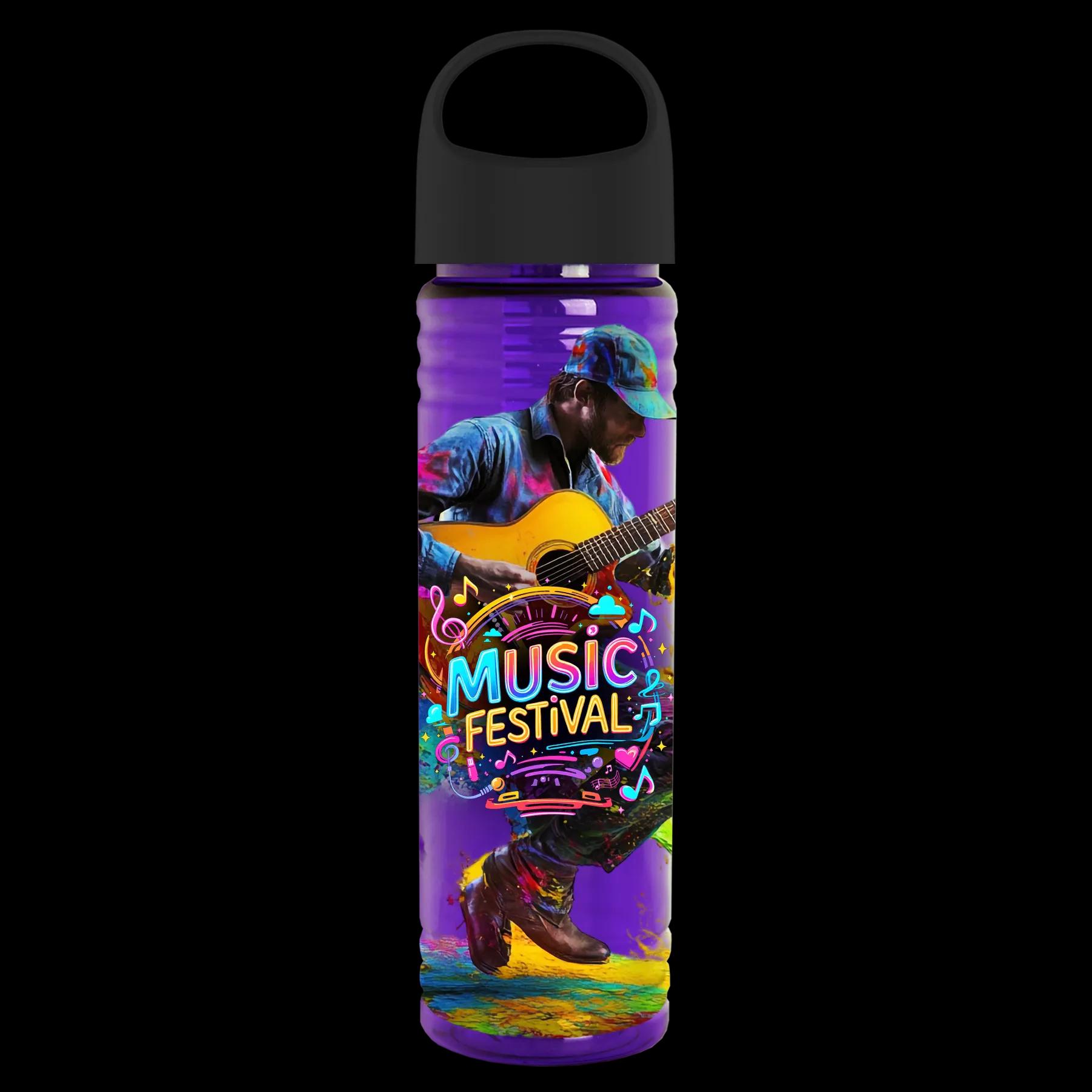 Garyline® Slim Fit RPET Bottle with Oval Crest Lid - 24 oz. 187 of 257