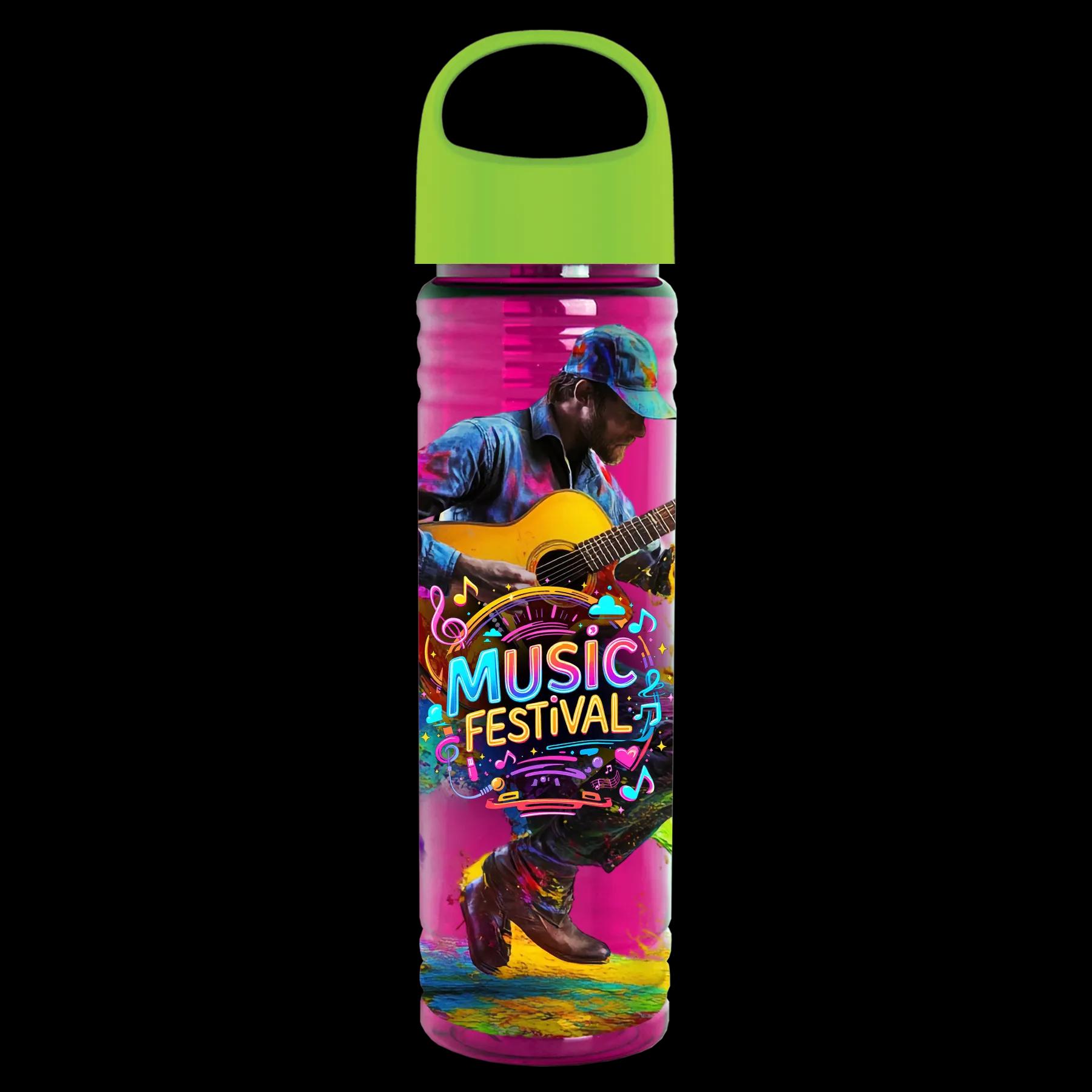 Garyline® Slim Fit RPET Bottle with Oval Crest Lid - 24 oz. 268 of 515
