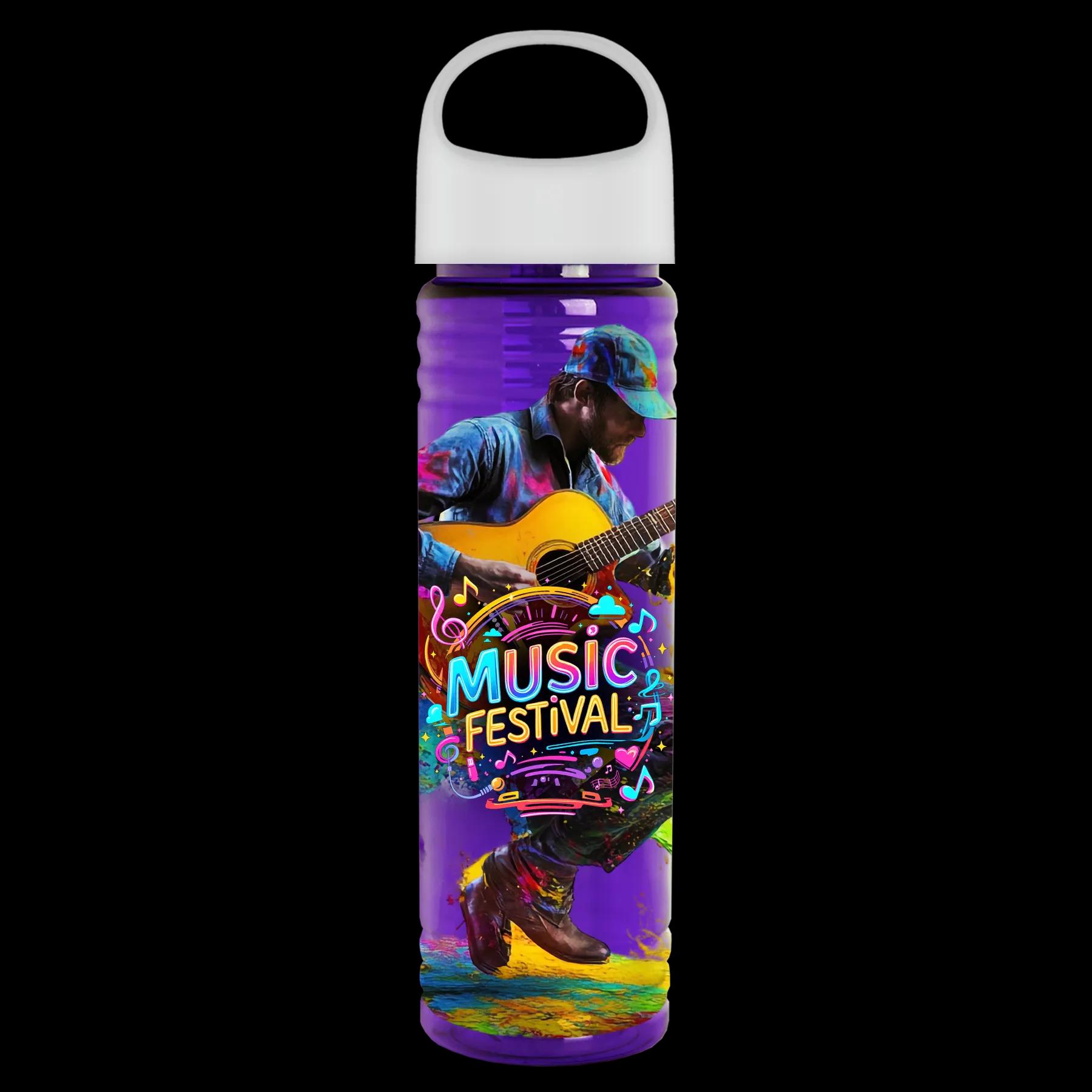 Garyline® Slim Fit RPET Bottle with Oval Crest Lid - 24 oz. 203 of 257