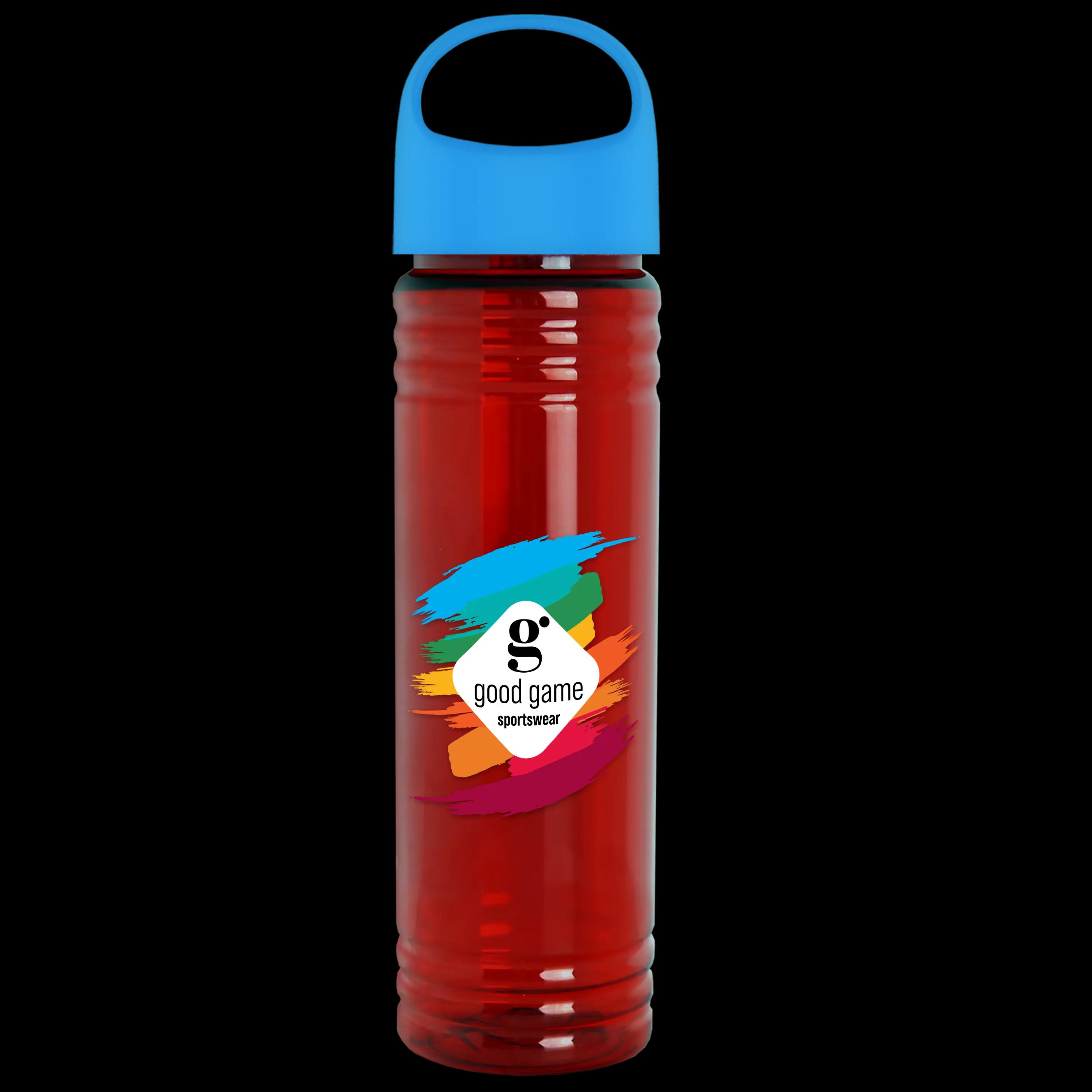 Garyline® Slim Fit RPET Bottle with Oval Crest Lid - 24 oz. 187 of 515