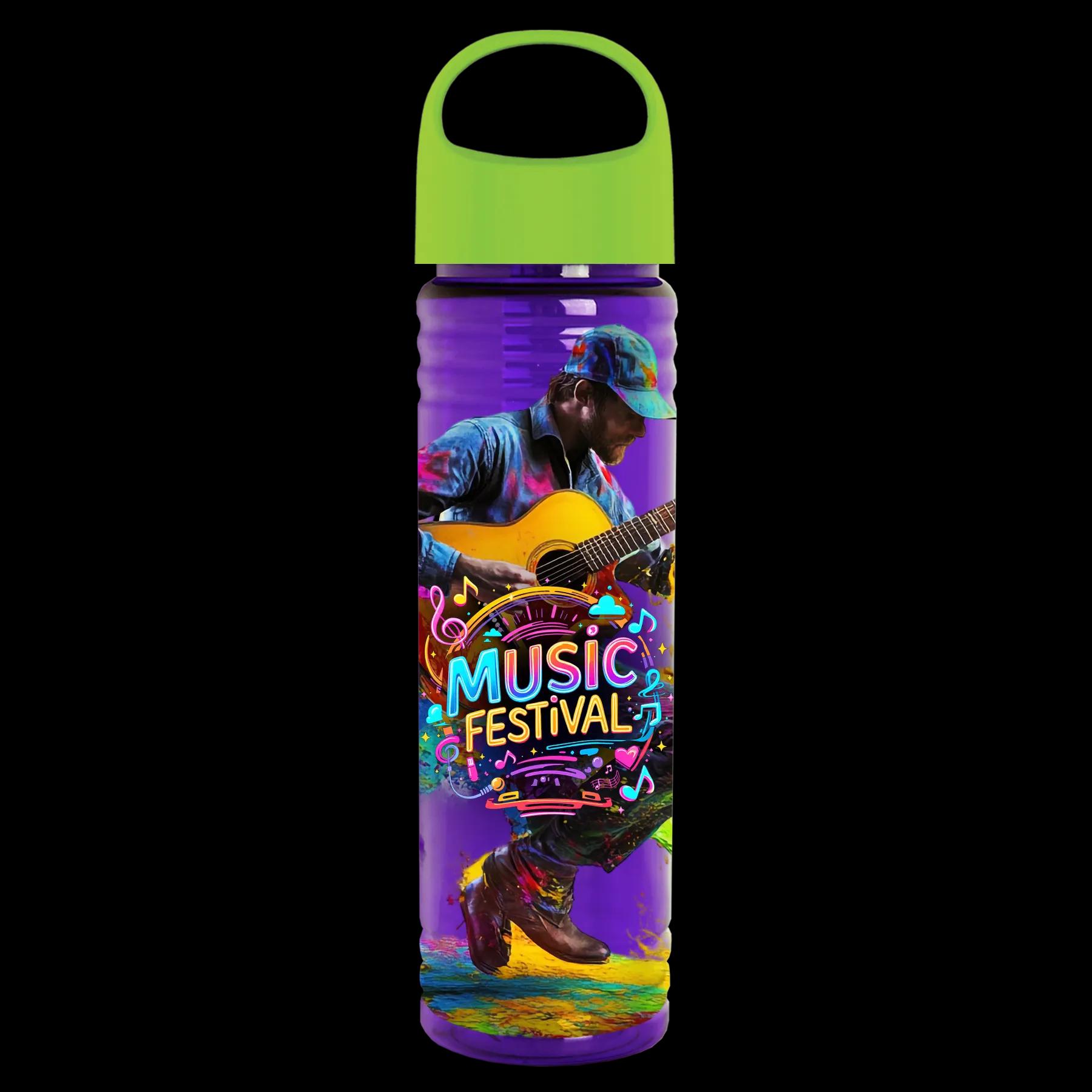 Garyline® Slim Fit RPET Bottle with Oval Crest Lid - 24 oz. 304 of 515