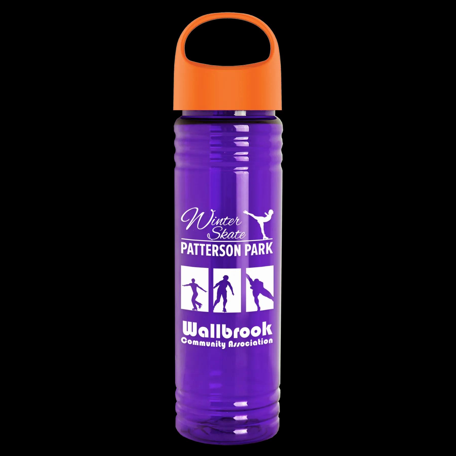 Garyline® Slim Fit RPET Bottle with Oval Crest Lid - 24 oz. 305 of 515