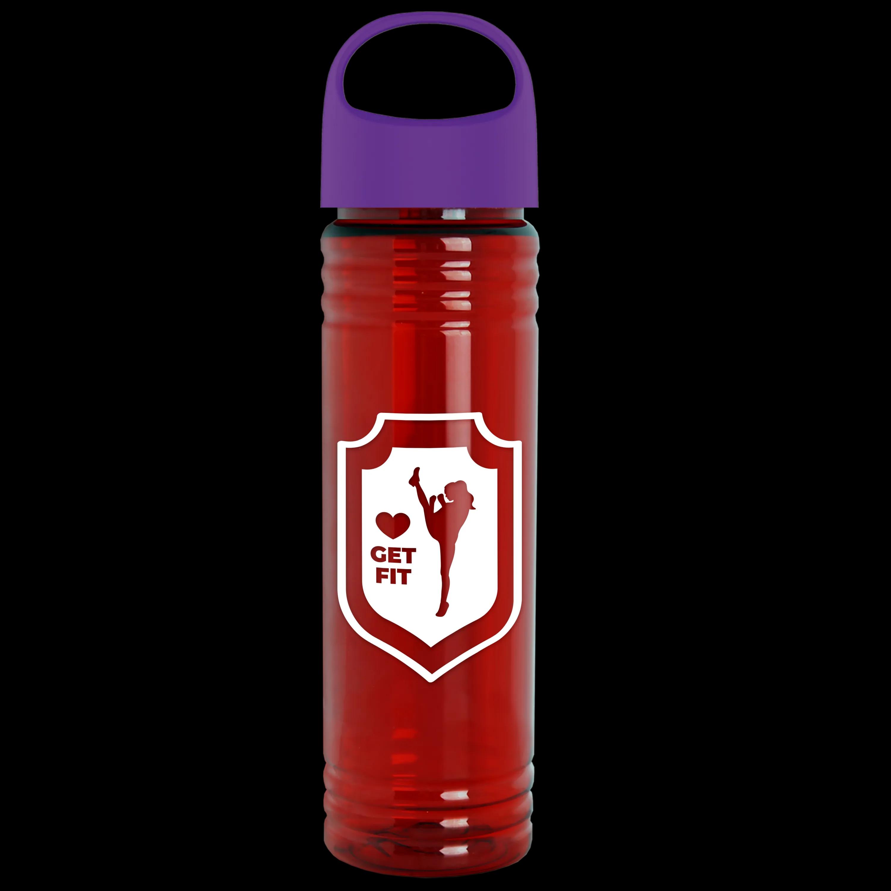 Garyline® Slim Fit RPET Bottle with Oval Crest Lid - 24 oz. 197 of 515
