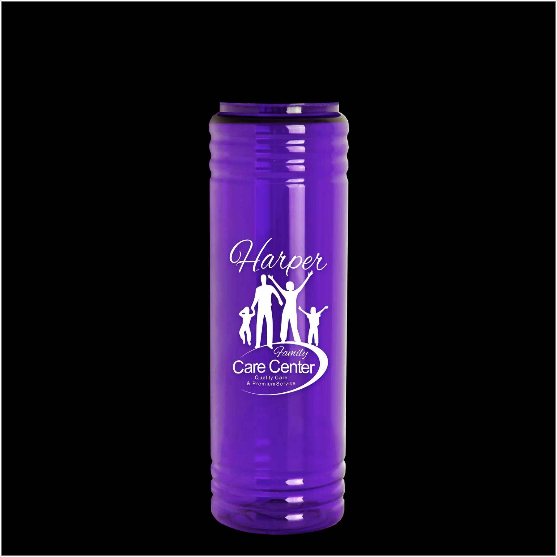 Garyline® Slim Fit RPET Bottle with Oval Crest Lid - 24 oz. 322 of 515