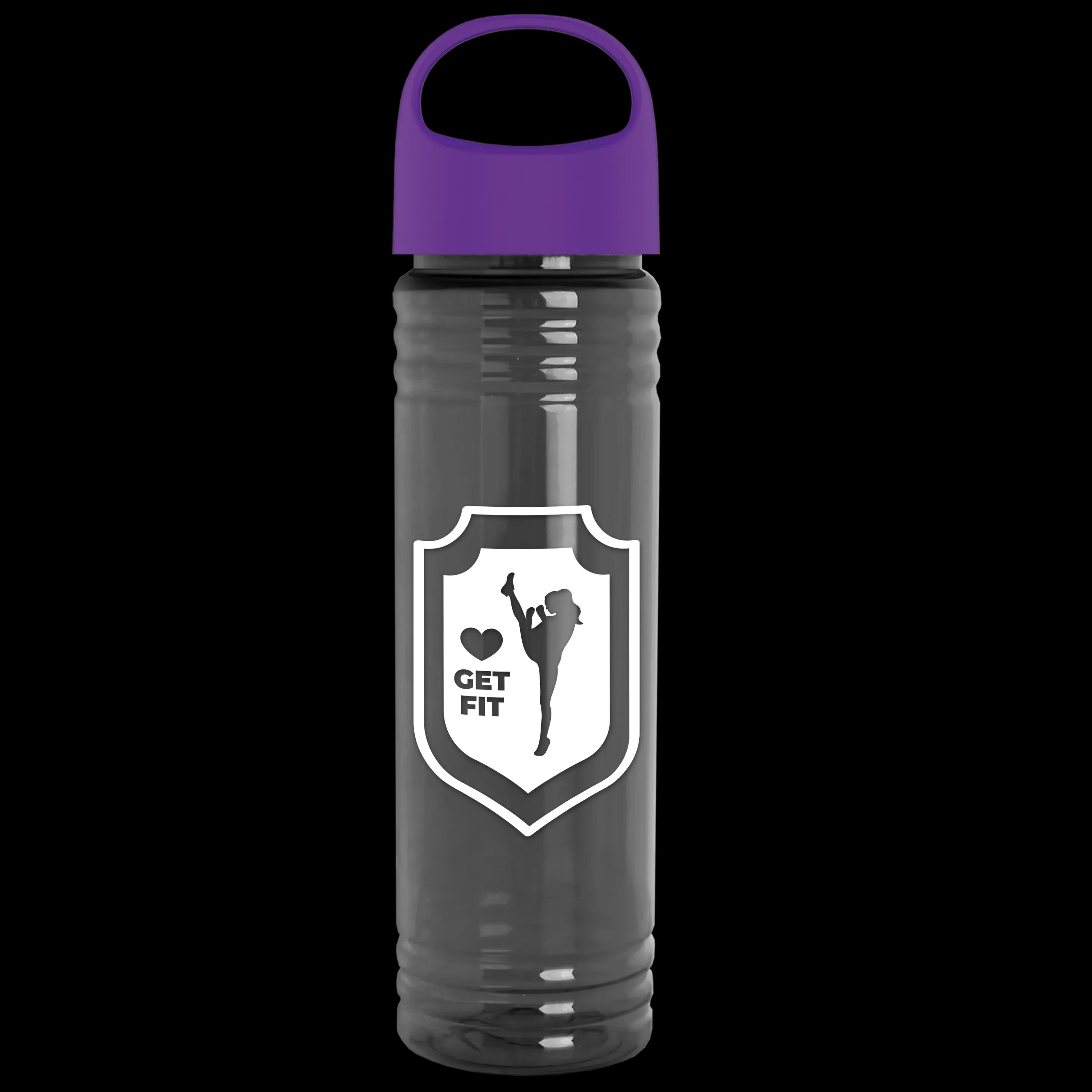 Garyline® Slim Fit RPET Bottle with Oval Crest Lid - 24 oz. 148 of 515